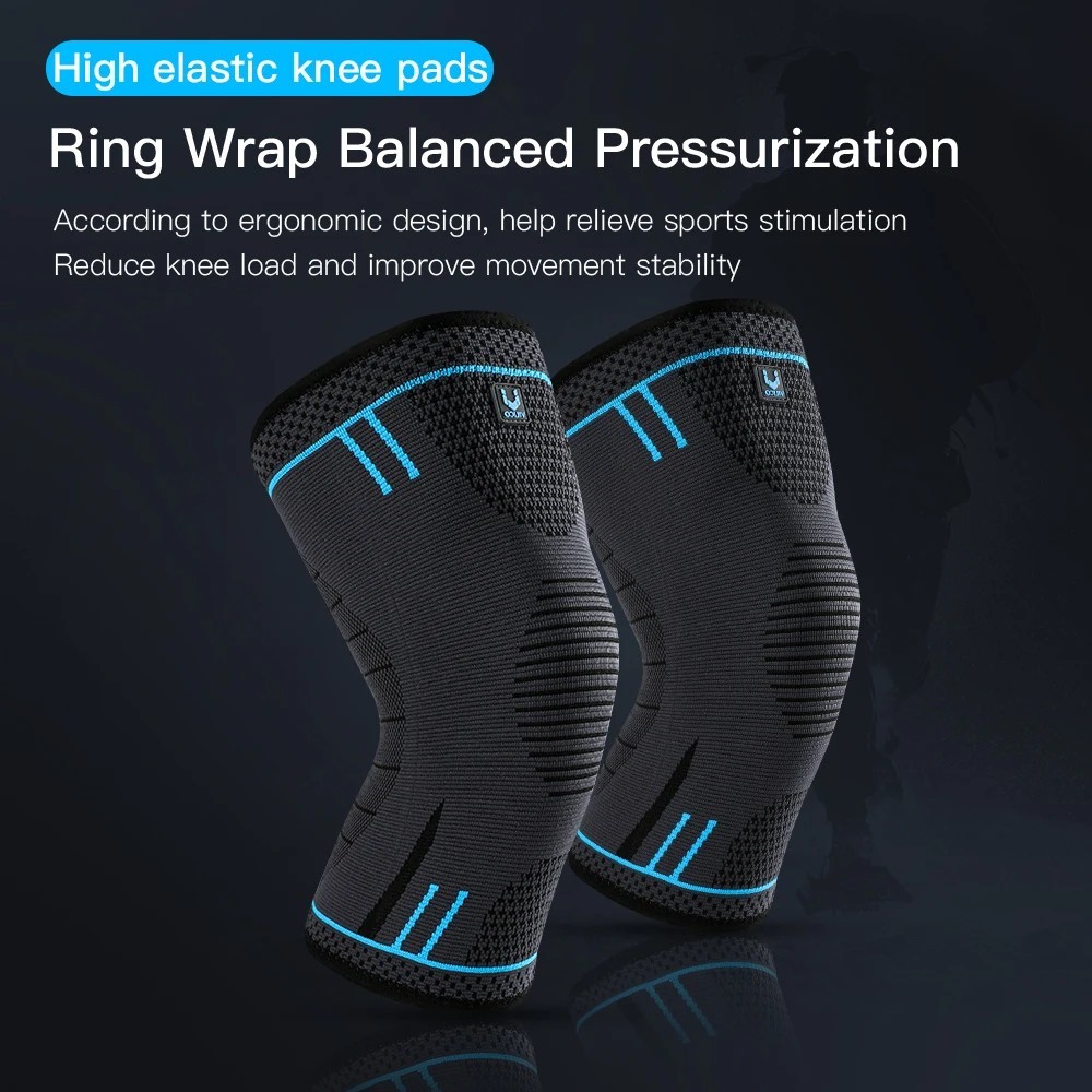 1 PC Knee Pads Strap Patella Medial Support Meniscus Silicone Compression Protec
