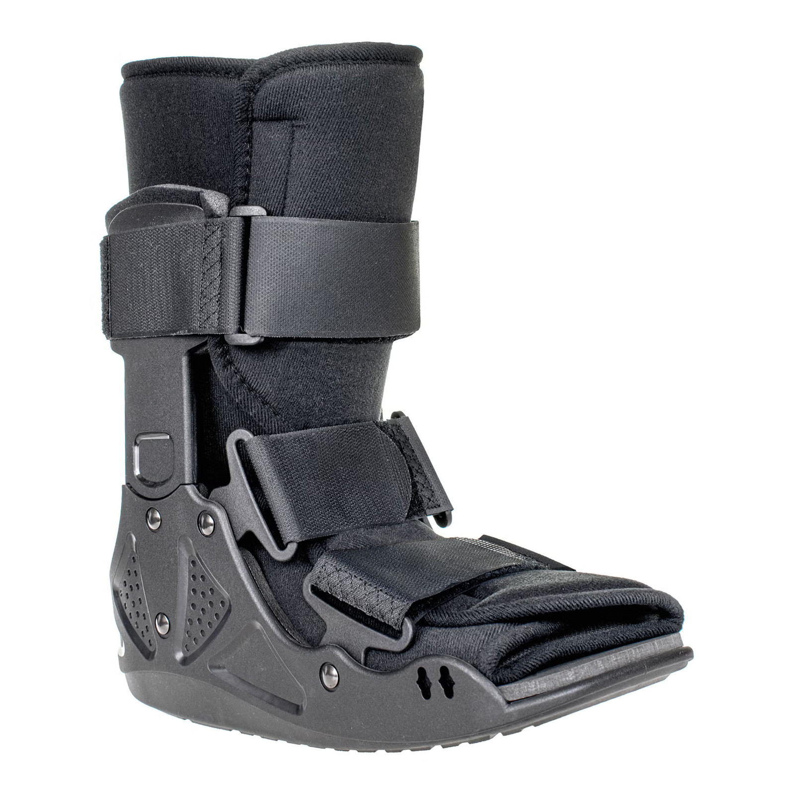 McKesson Black Walker Boot Large Hook and Loop for Either Foot 155-79-95507