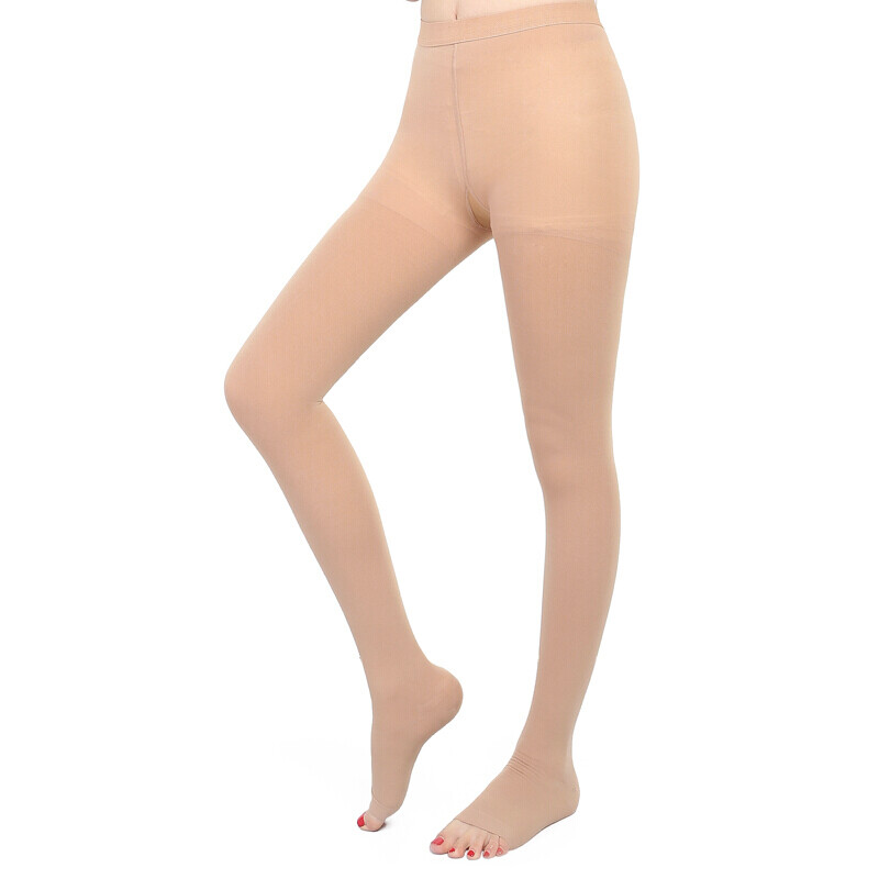 Women Compression Pantyhose Medical Stockings Flight Travel Edema Nurse Tights