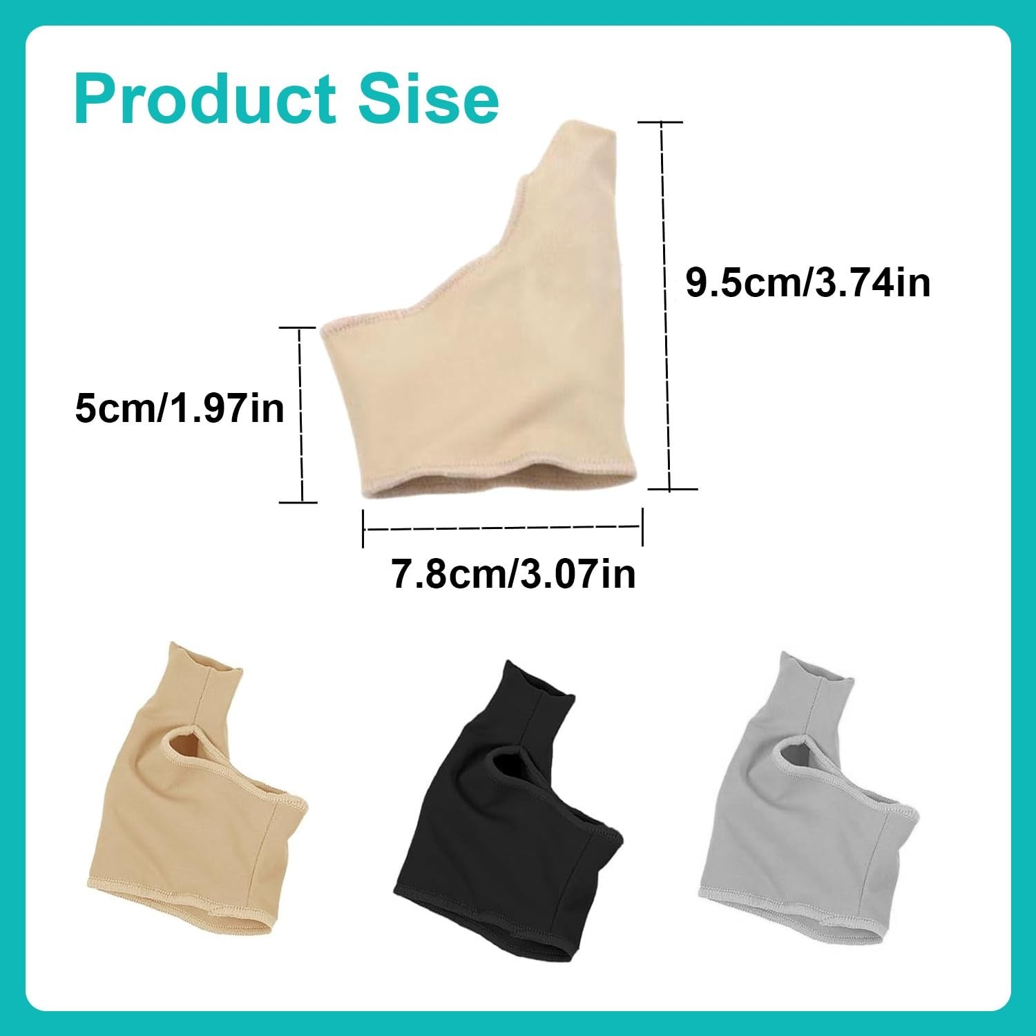 Bunion Corrector Relief Sleeves – Big Toe Straightener Gel Pads, Orthopedic Brac