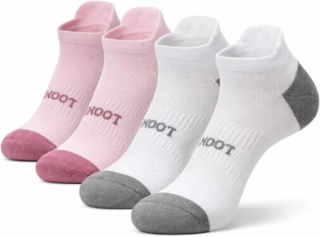 Compression Ankle Socks for Men & Women, Athletic Socks with Arch Support, Light