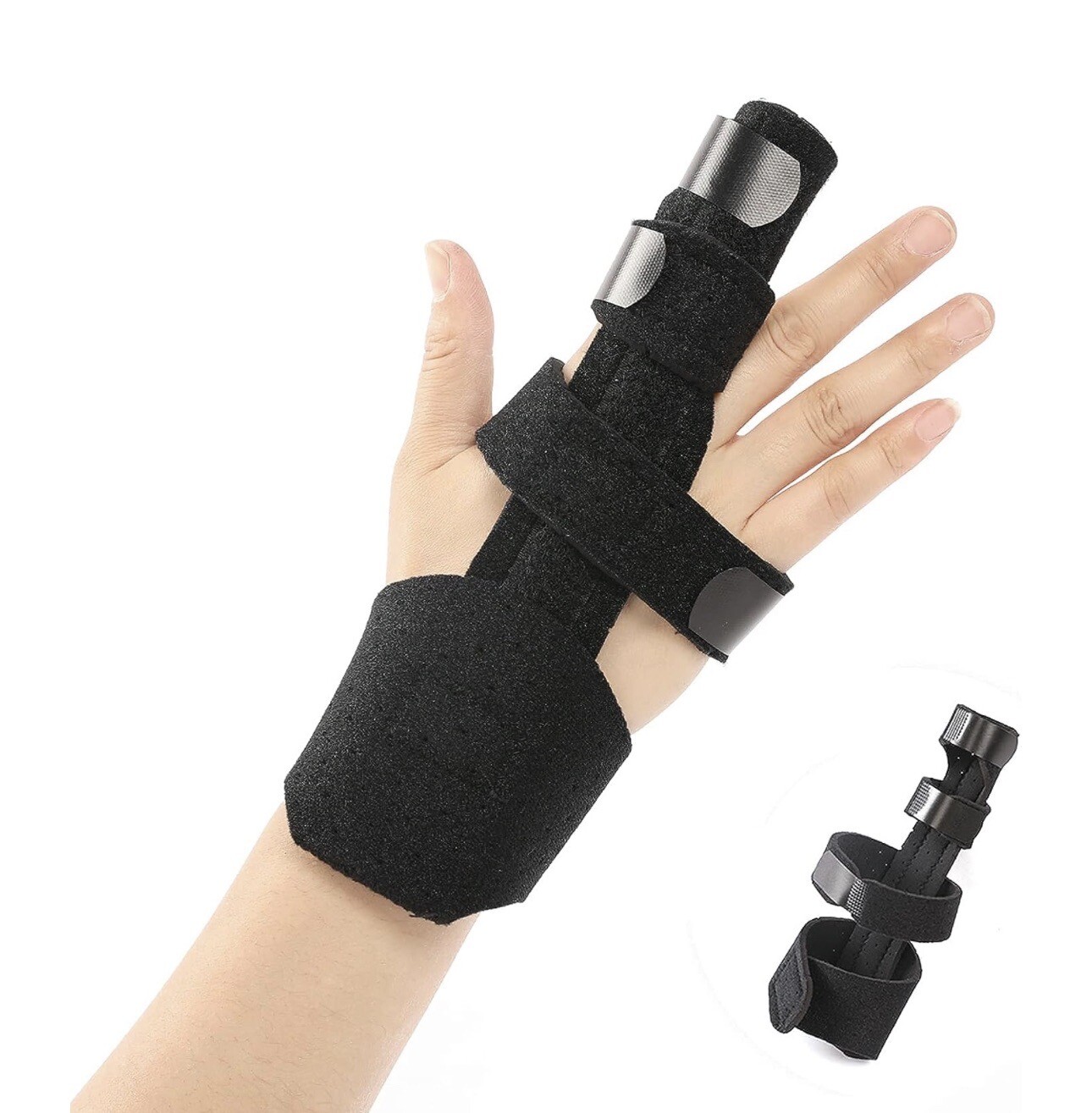 Fanwer Trigger Finger Splint – Finger Extension Splint Praised by Doctors Adj…