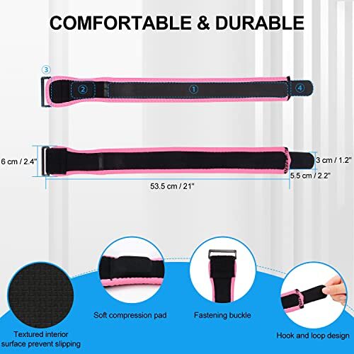 IT Band Strap Adjustable Iliotibial Knee Thigh Hip & ITB Syndrome Compression…