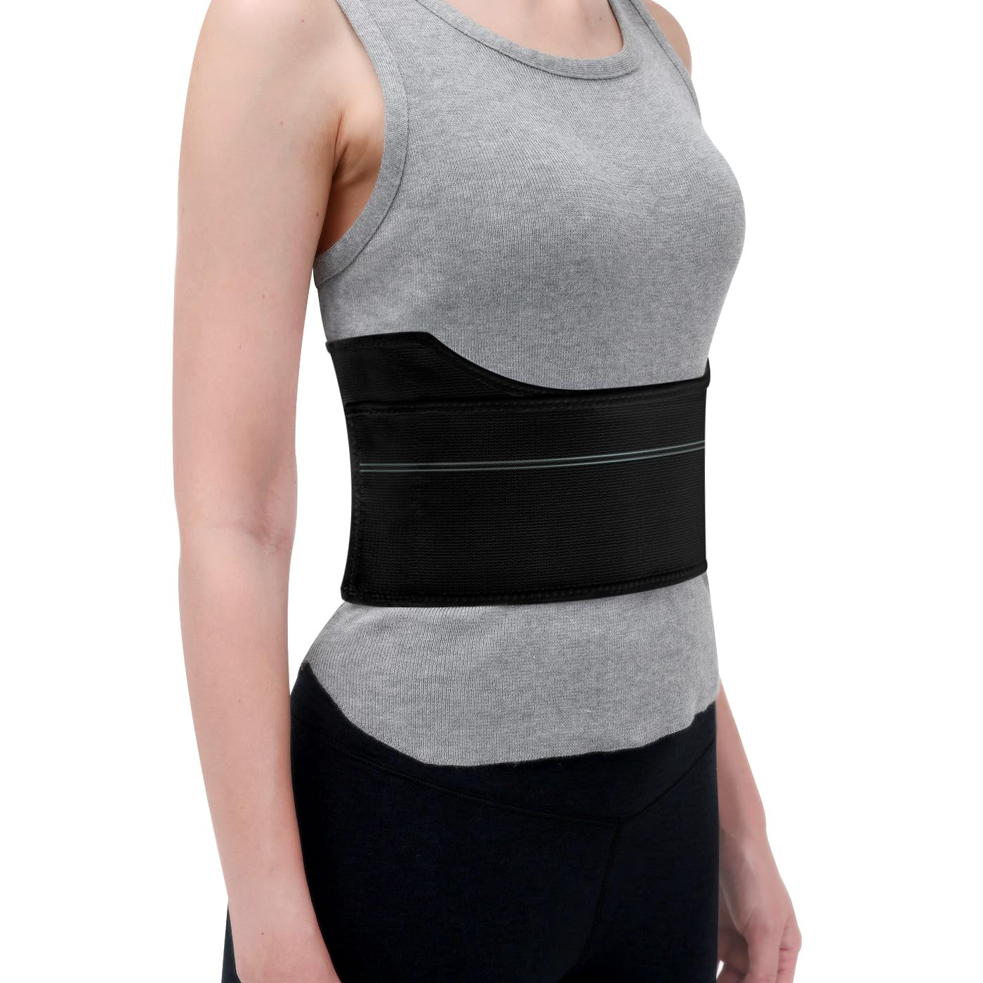 Broken Rib Brace for Women – Compression Chest Binder for Cracked Ribs Support &