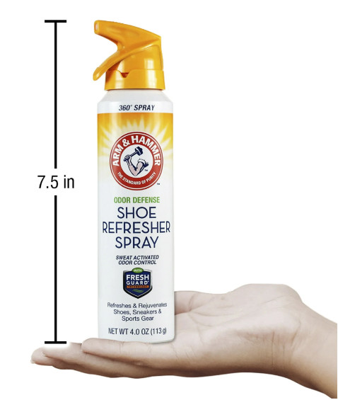 Arm & Hammer Odor Defense Fresh Scent Shoe Refresher Spray 4 oz