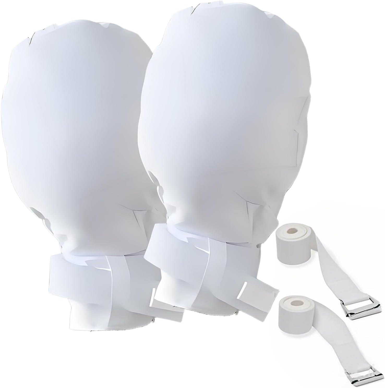 2PCS Restraint Gloves,Double Security Mitts Fits All Hand Restraint Gloves for E