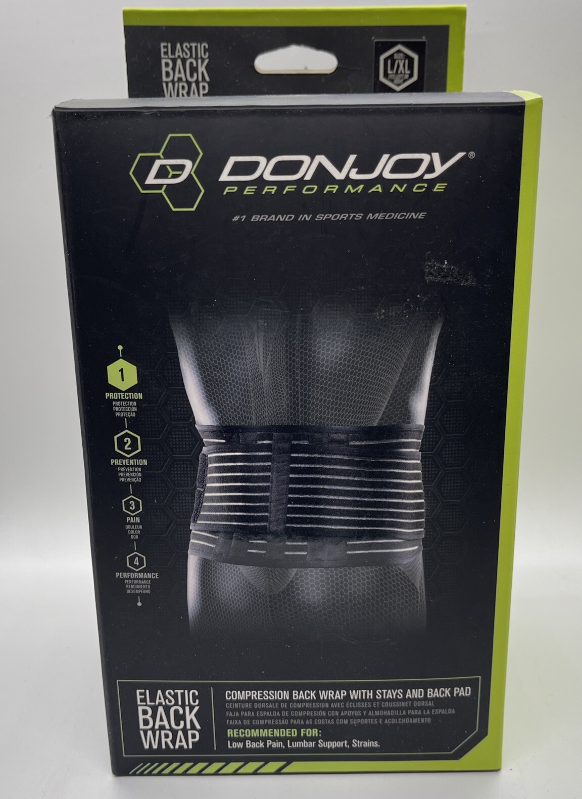 DonJoy Performance- Elastic Back Wrap- Size L/XL- Compression
