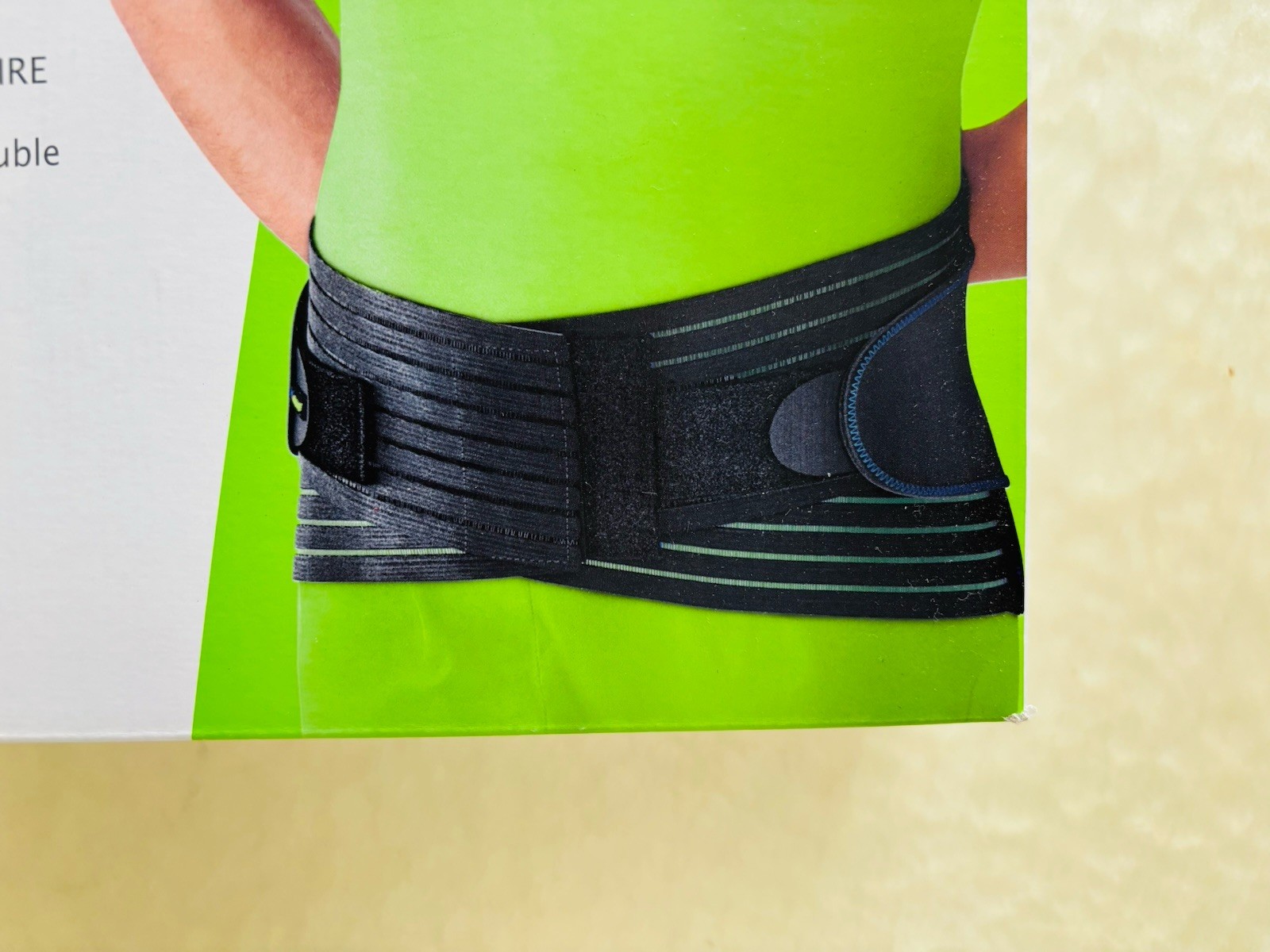 “NEW” Actimove Sports Back Support Belt XL Adjustable Double Layer Compression