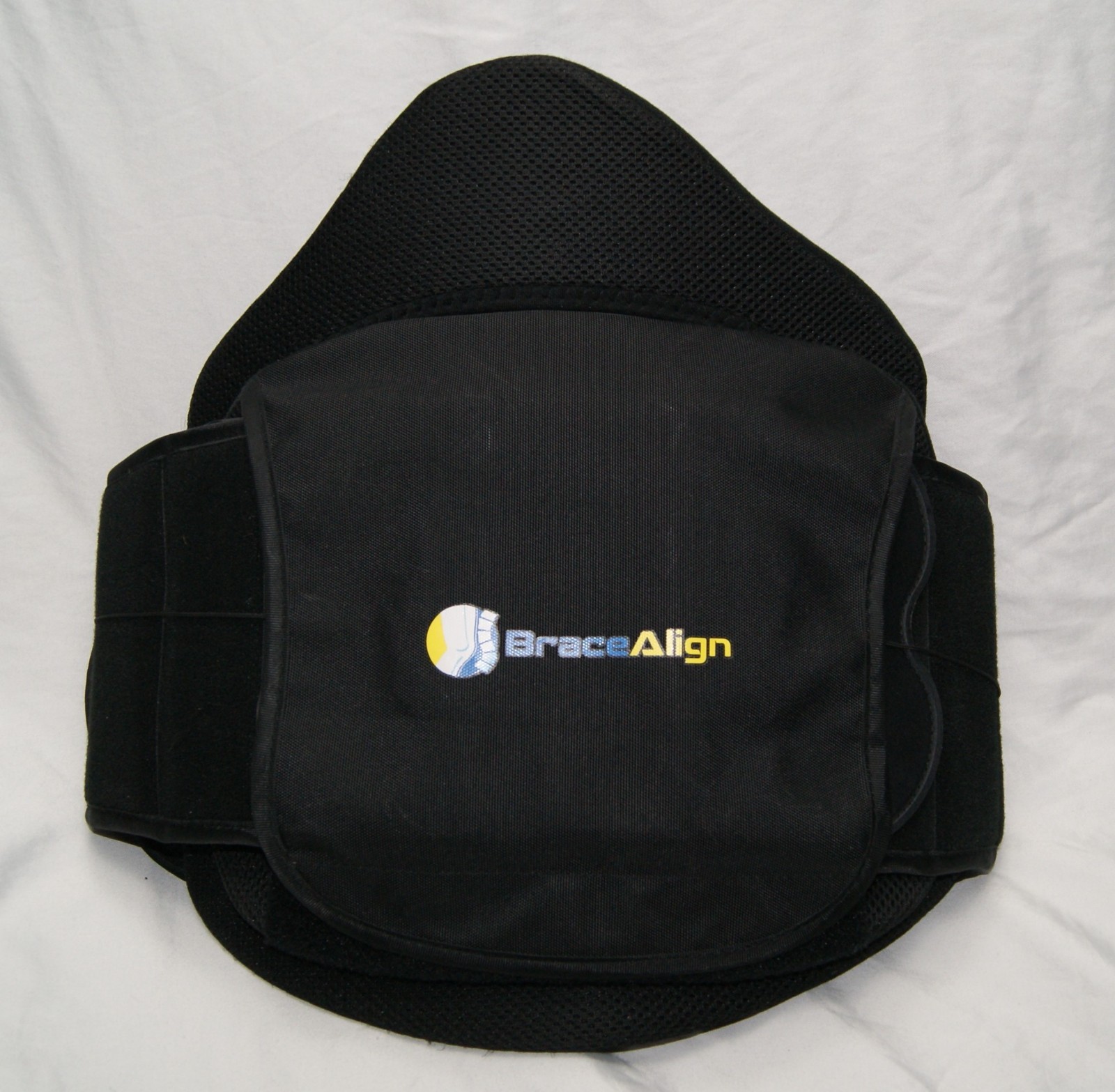 BraceAlign back brace black boa system one size OSFM S M L XL 2XL 3XL 4XL
