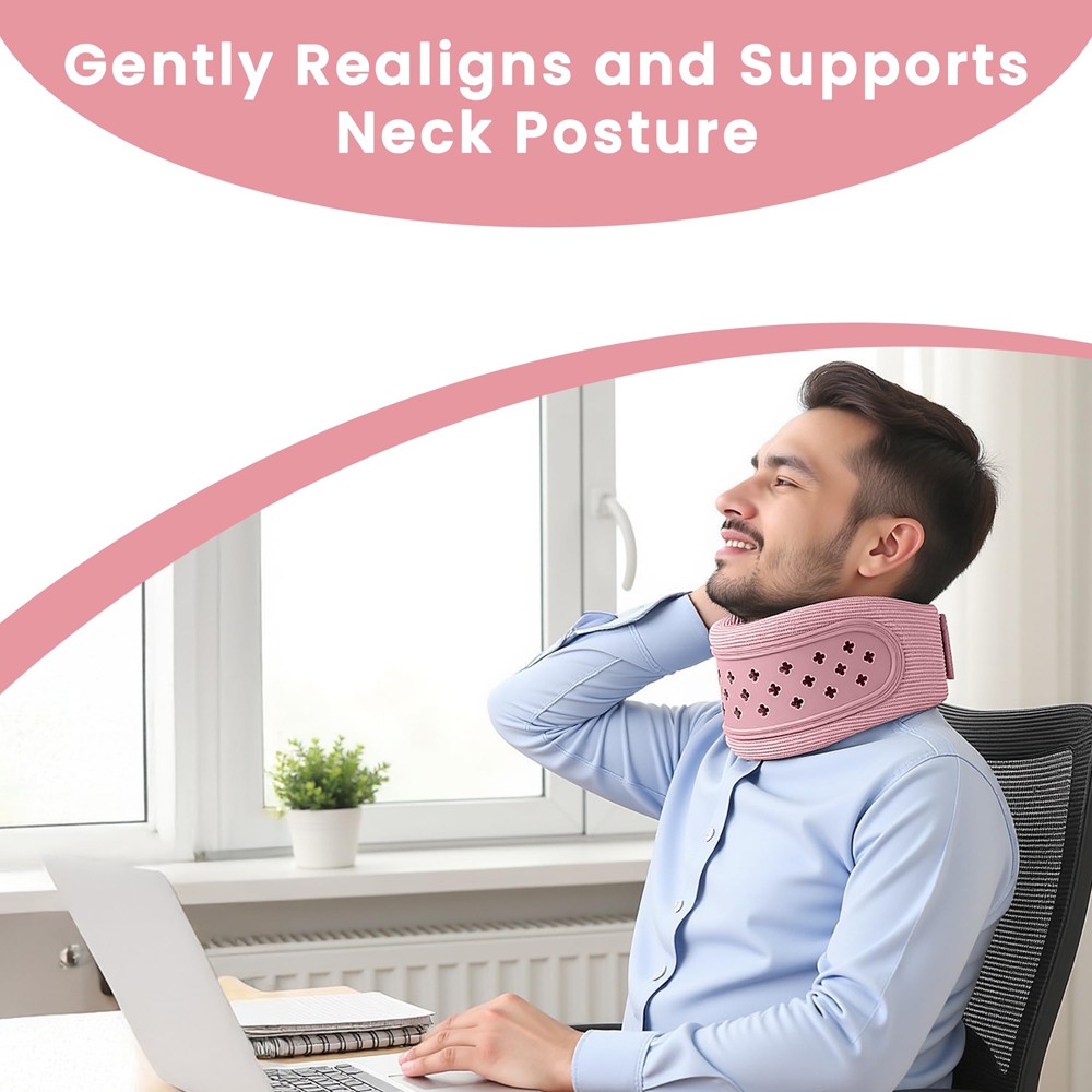 1pc Durable Silicone Material Comfortable Neck Support for Neck Pain and Support