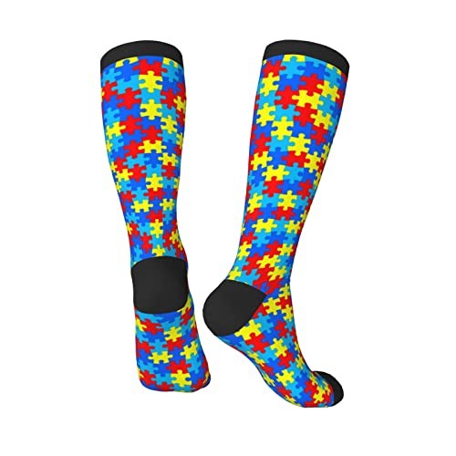 Unisex Novelty Socks for Women Men Teens Soft Knee High Crew Socks Party Daily