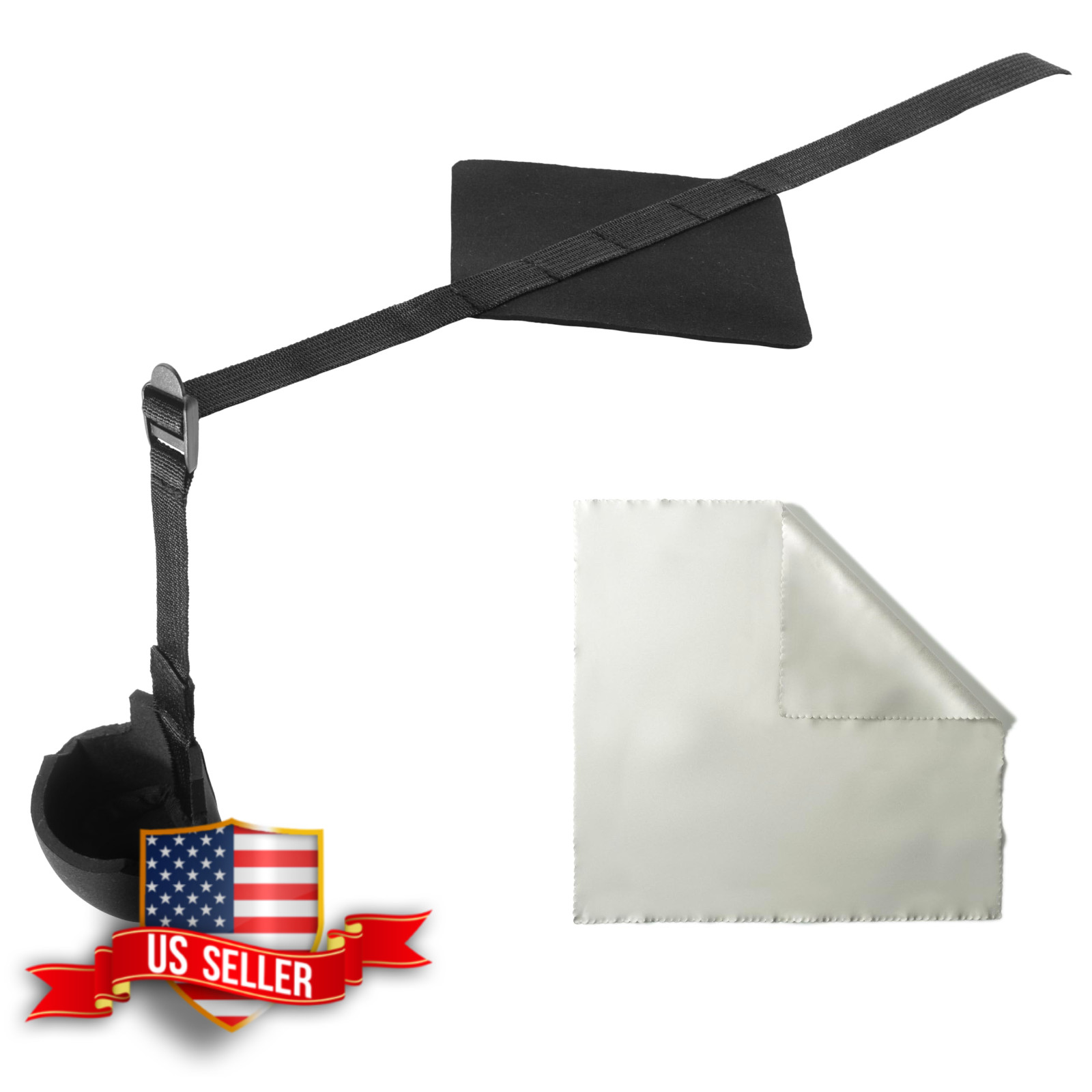 Bassoon Chair Strap Holder Heavy Duty Adjustable Nylon with Cleaning Cloth