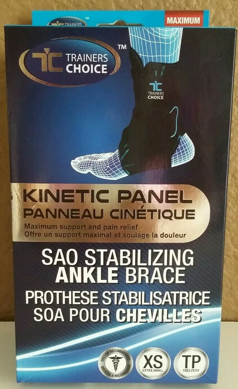 Trainers Choice SAO Stabilizing Ankle Brace maximum Black Size XS READ