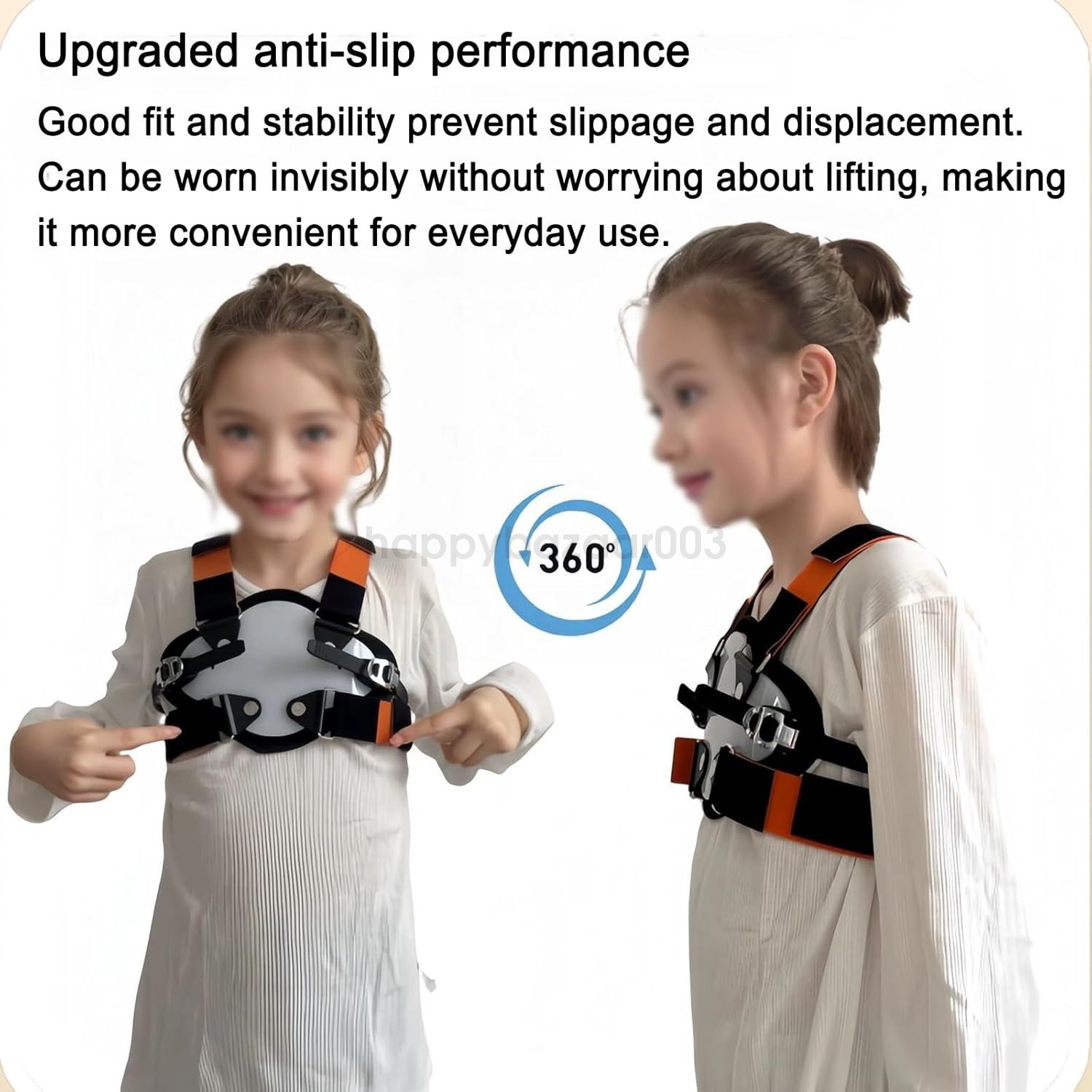 Upgraded Pediatric Pigeon Chest Brace Adjustable Pectus Carinatum Support