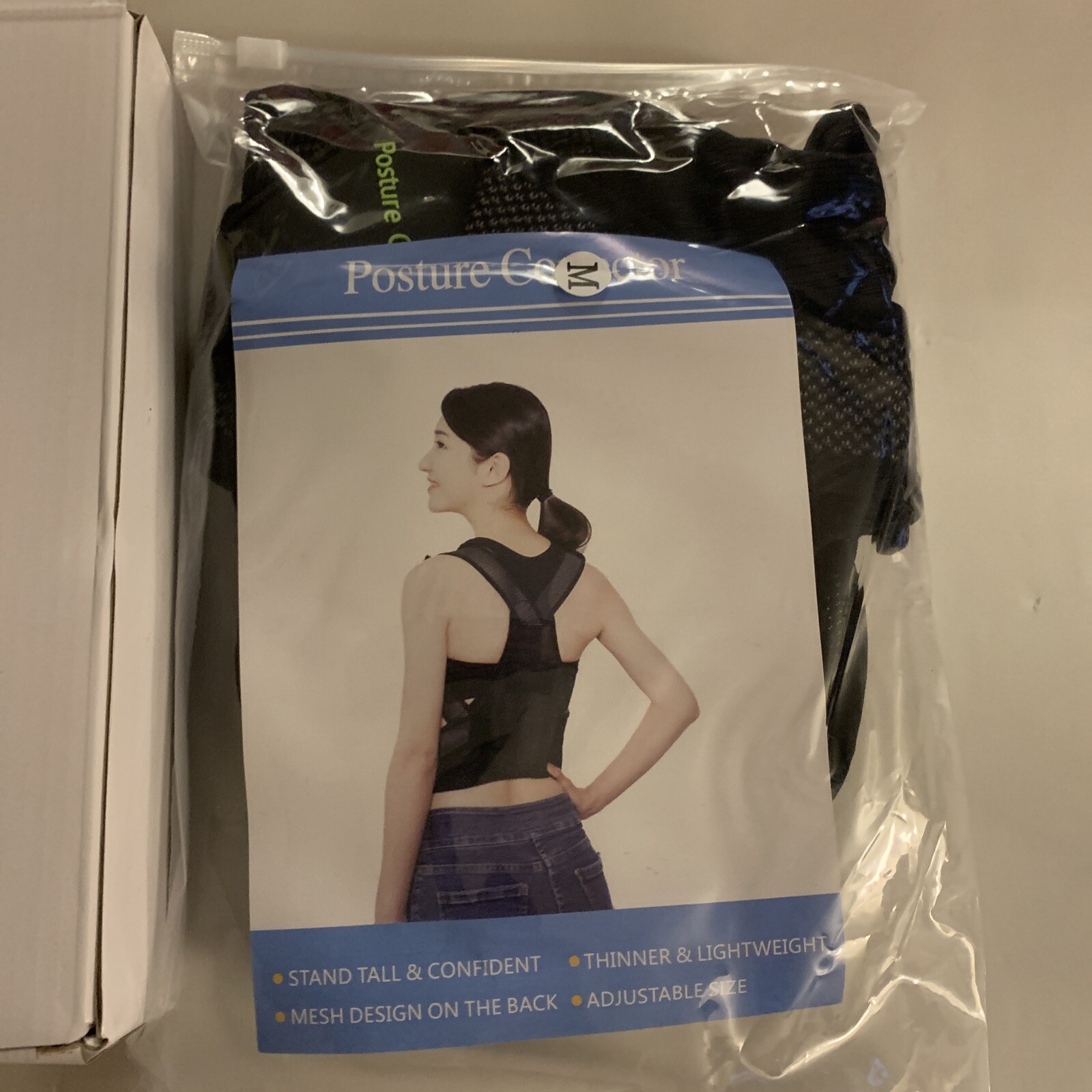 posture corrector womens size m stand tall and confident lightweight adjustable