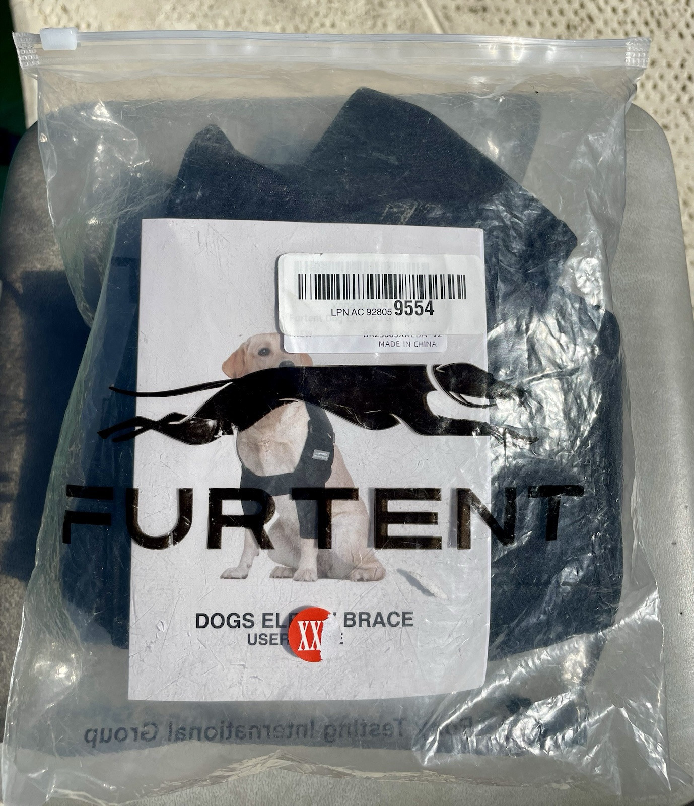 Furtent Dog Elbow Brace for Pets Elbow Dysplasia,Shoulder Dislocation Support XL