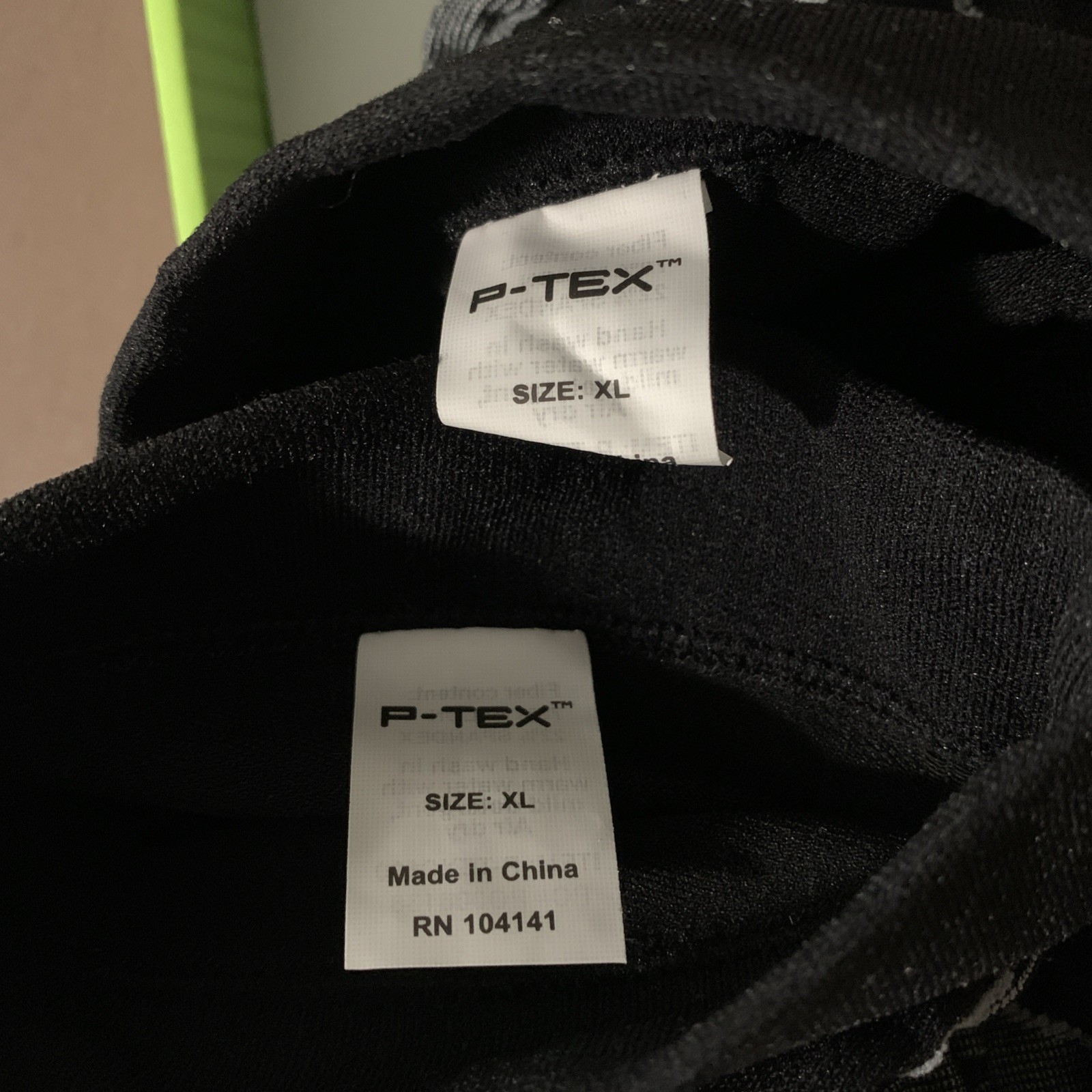 P-TEX ** PRO KNIT COMPRESSION CALF SLEEVES **P-TEXC500” XL Pair **BLACK*NEW**