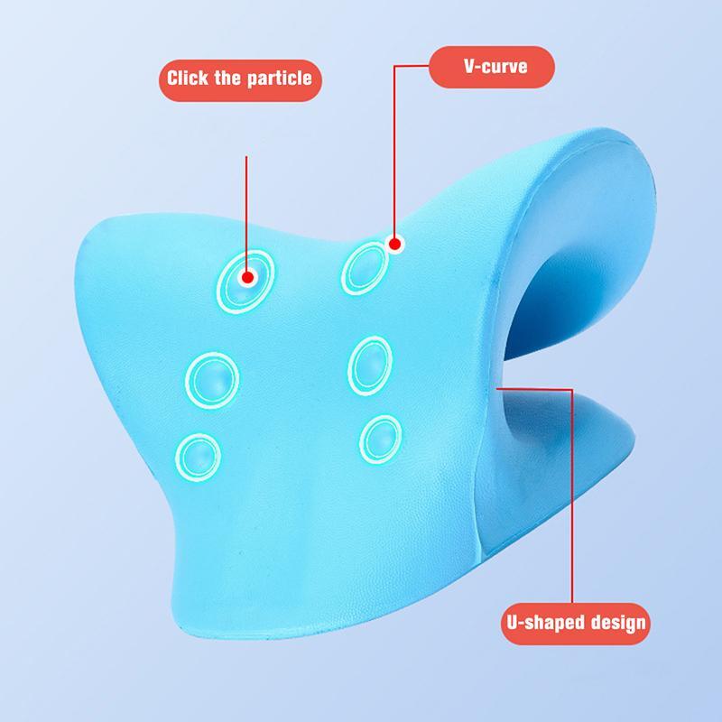 Neck Shoulder Stretcher Pain releaser Cervical Traction Device Pillow For Pain