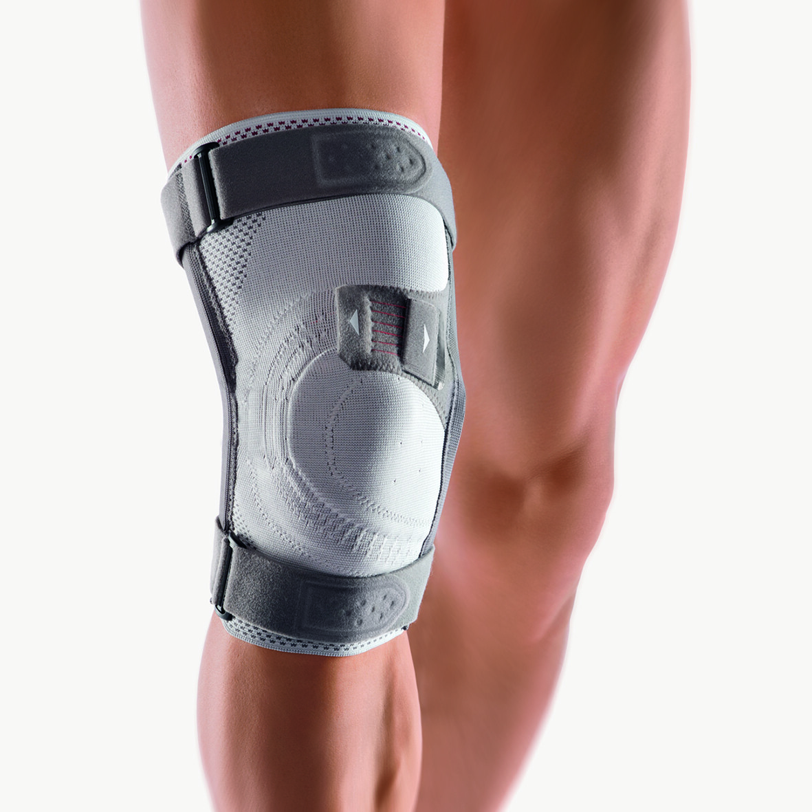 Bort 114900 Asymmetric® Plus Knee Brace with Silicone, 2 Hinges, Knee Bandage