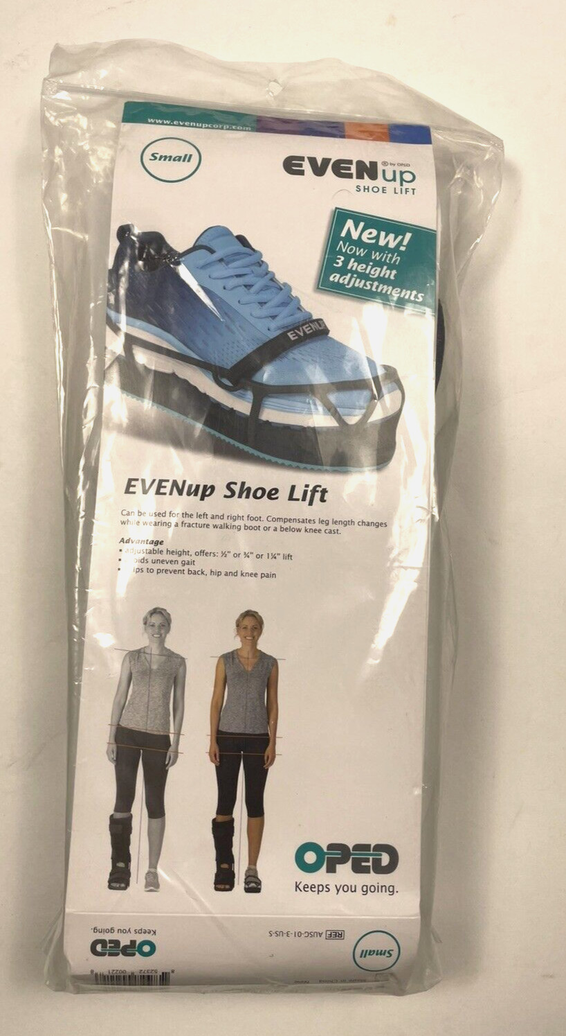 EvenUp Shoe Lift Balancer Leveler Size Small Men 6-8 Women 5-8.5