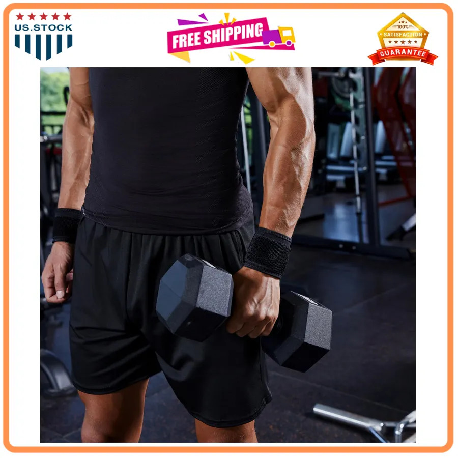 2 Pack Adjustable Wrist Support Brace for Weightlifting Carpal Tunnel Arthritis