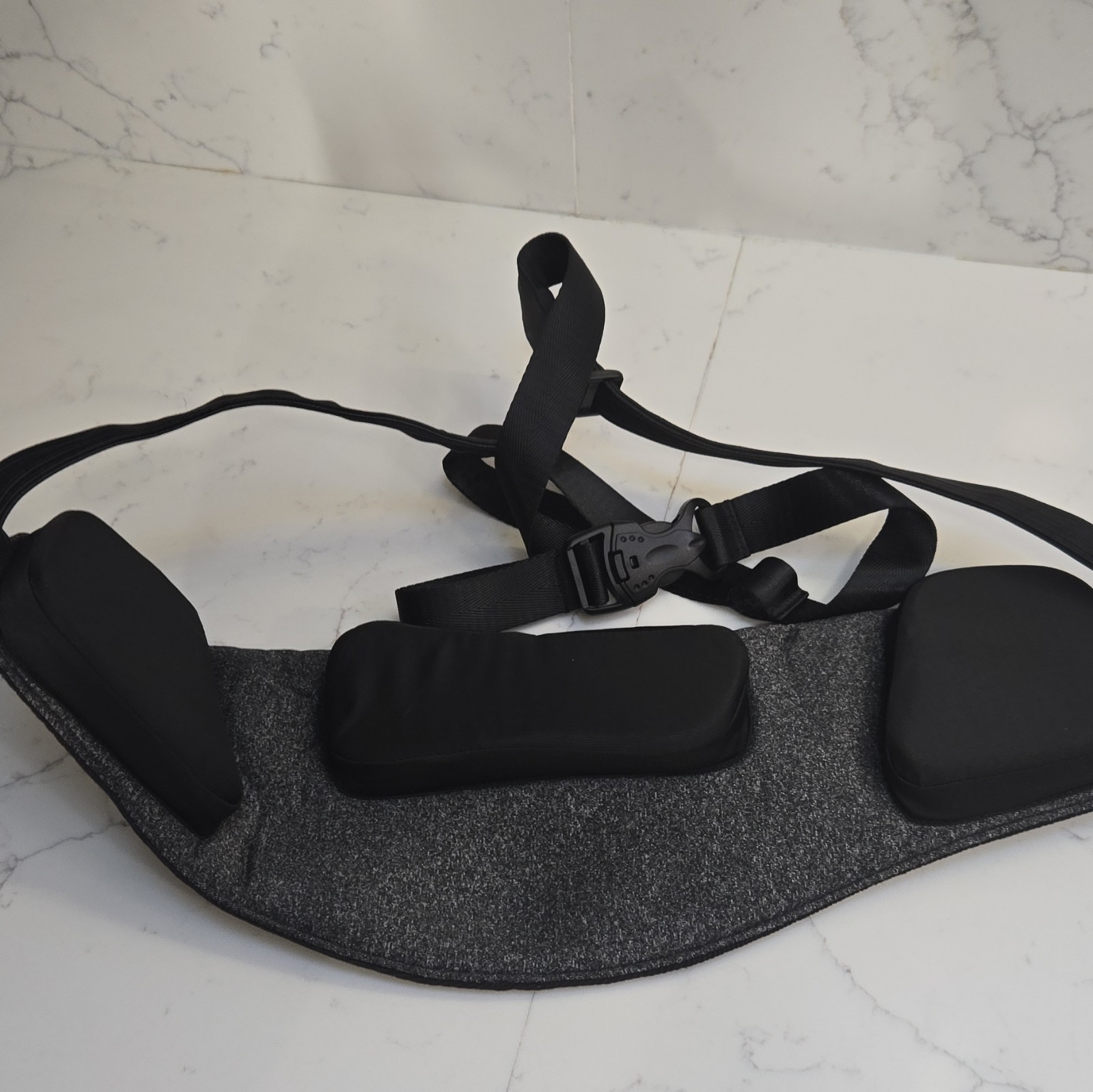 Neck Hammock Memory Foam Neck Support Stretcher Adjustable One Size Black
