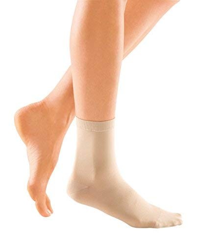 circaid Compression Anklet – Mild Ankle Sleeve, Standard, Beige