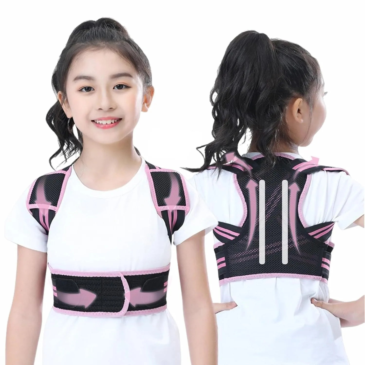 Posture Corrector For Kids – Back Brace Posture Corrector, Spine Corrector – Adj