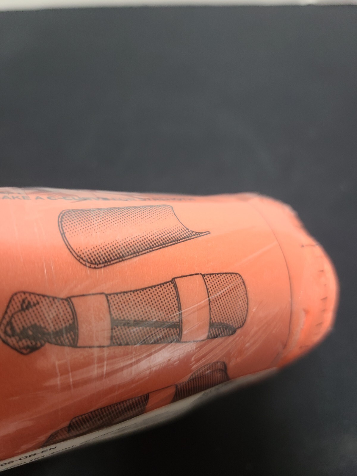 SAM Rolled Splint 36″, Orange/Blue New