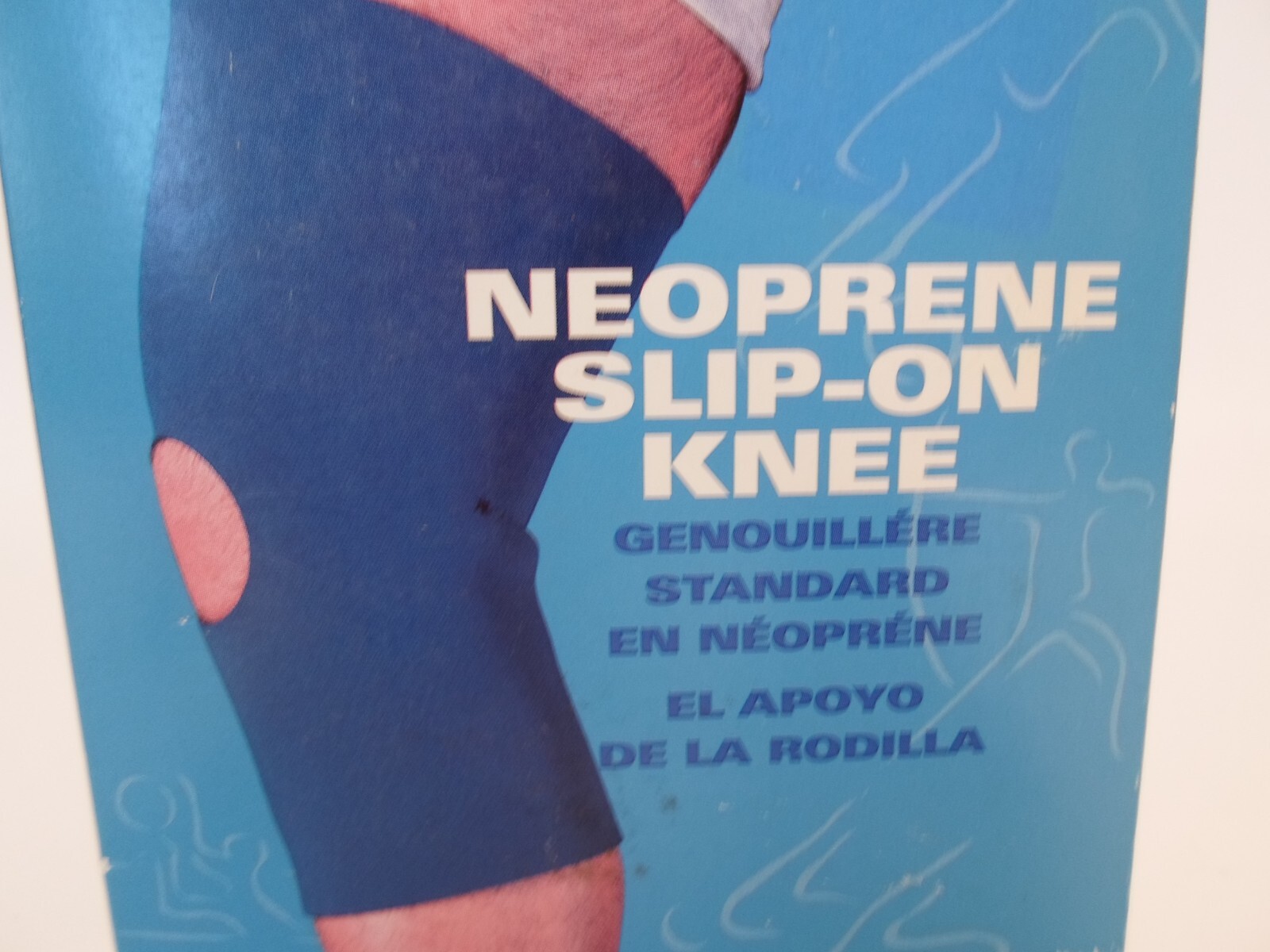 SportAid Open Patella Neoprene Slip-On Knee Sleeve Size EXTRA LARGE NEW NIB