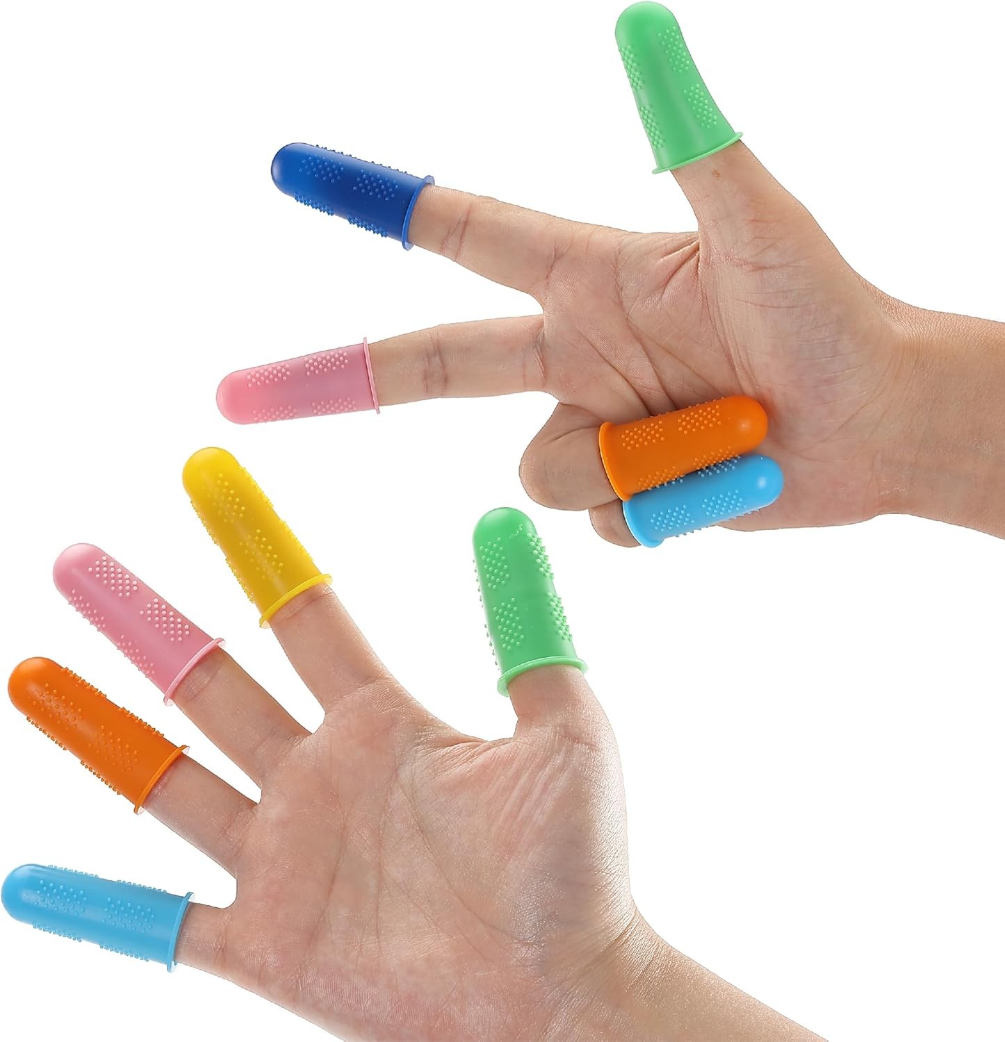 – Hot Glue Gun Finger Protectors, 24 Pcs, Silicone Thimble Finger Guard for Hot