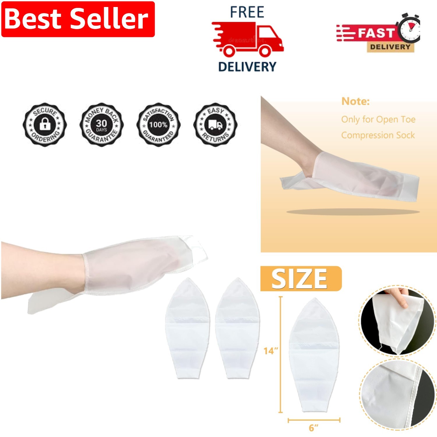 Compression Sock Applicator for Easy Slide – Ideal for Elderly & Pregnant