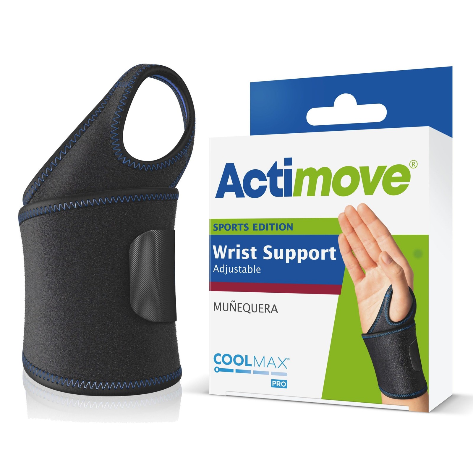 Actimove Sports Edition Wrist Support Adjustable with COOLMAX AIR Technology …