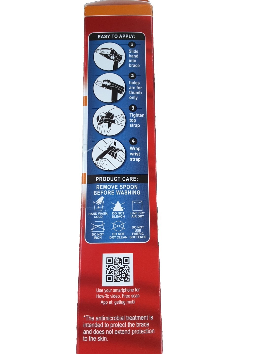 Carpal Tunnel Wrist Stabilizer Small/Medium Fits Right Or Left Hand NEW