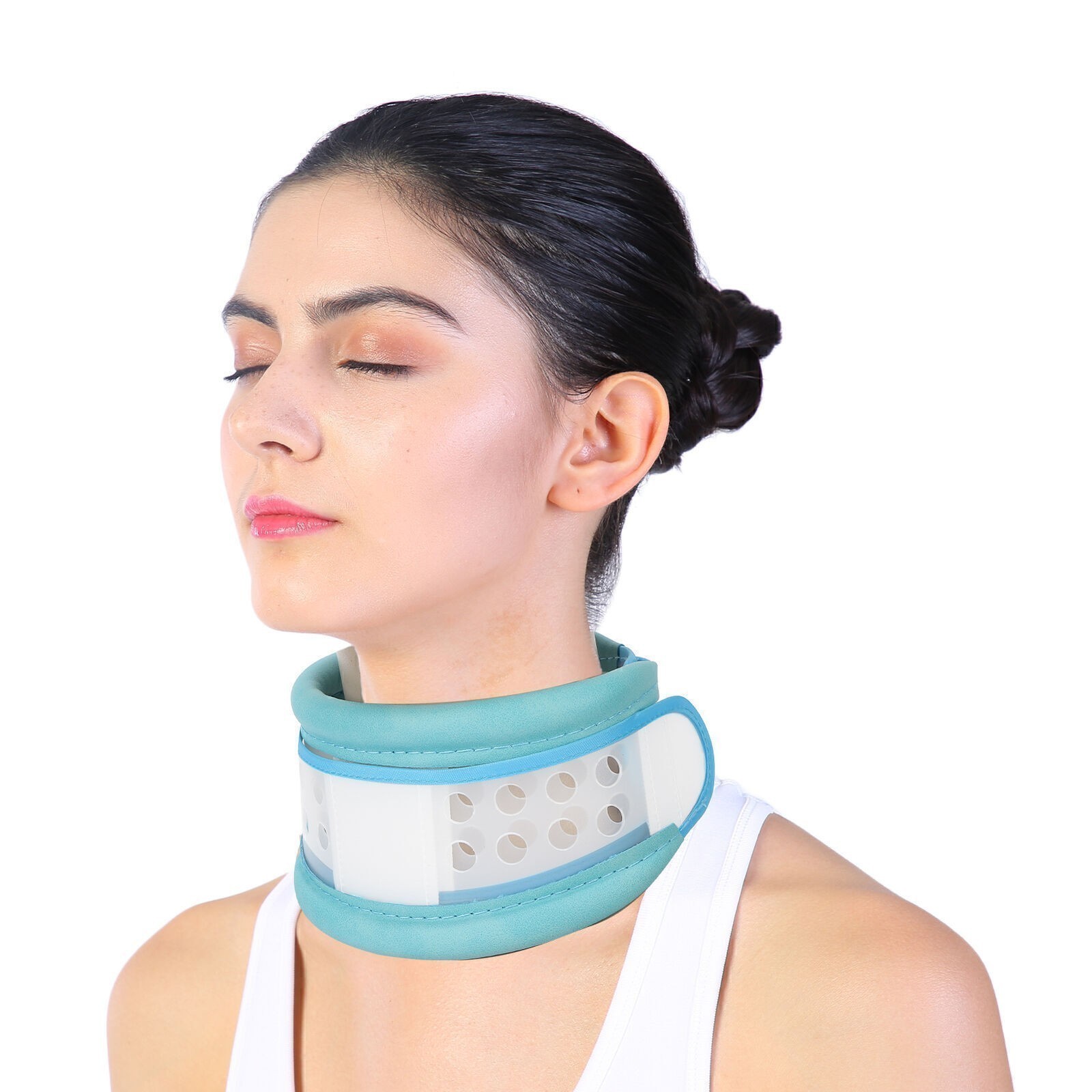 Cervical Collar Comfortable Breathable Adjustable Flexible Ergonomic Separate