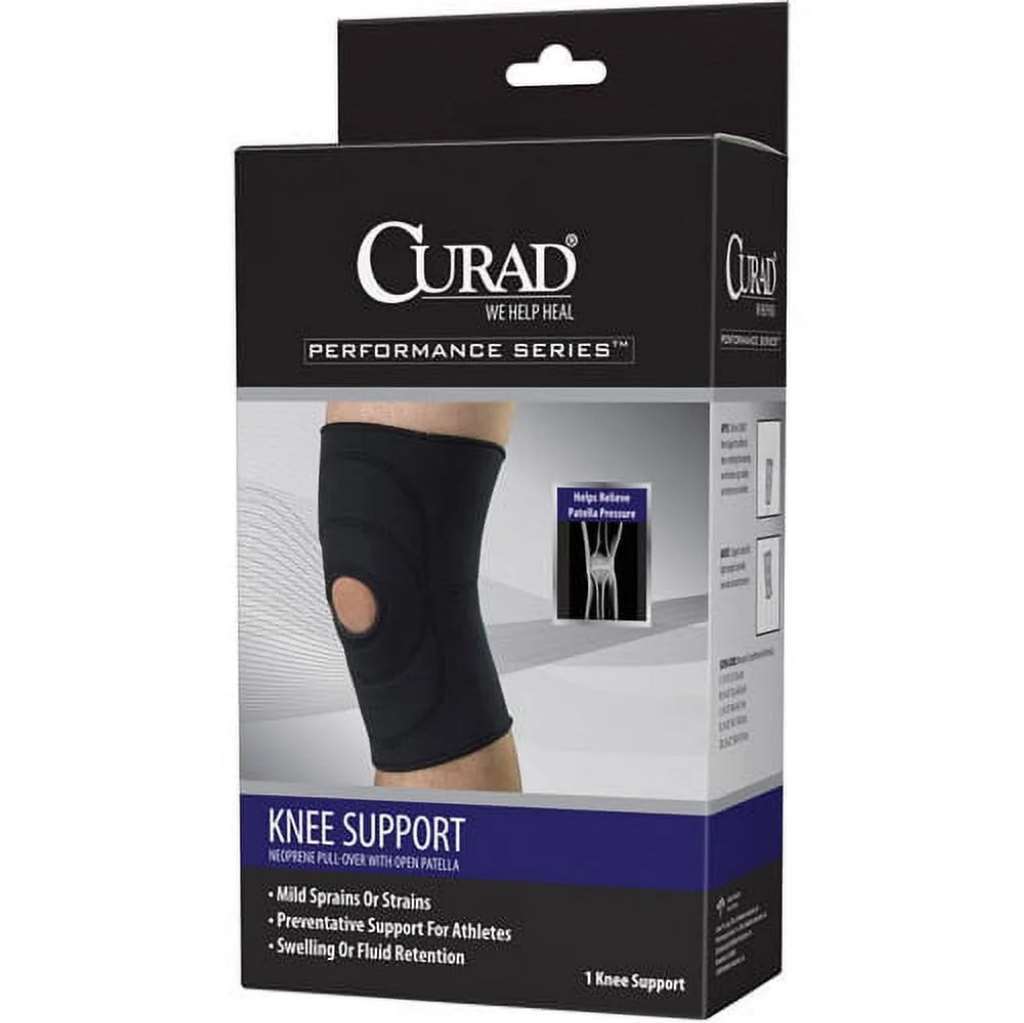 Curad Knee Support Neoprene Pull-Over w/Open Patella, 2X-Large