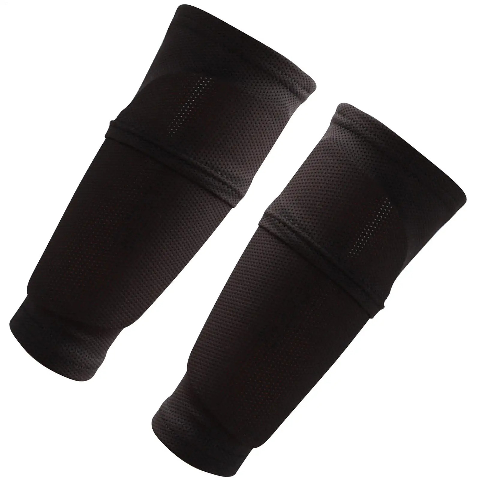 Shin guard football insert mesh elastic breathable socks double-layer fixed adul