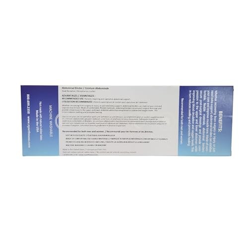 Bariatric Abdominal Binder,12-Inch Wide Elastic 30-45 Inch 4 Panel – 12″ High