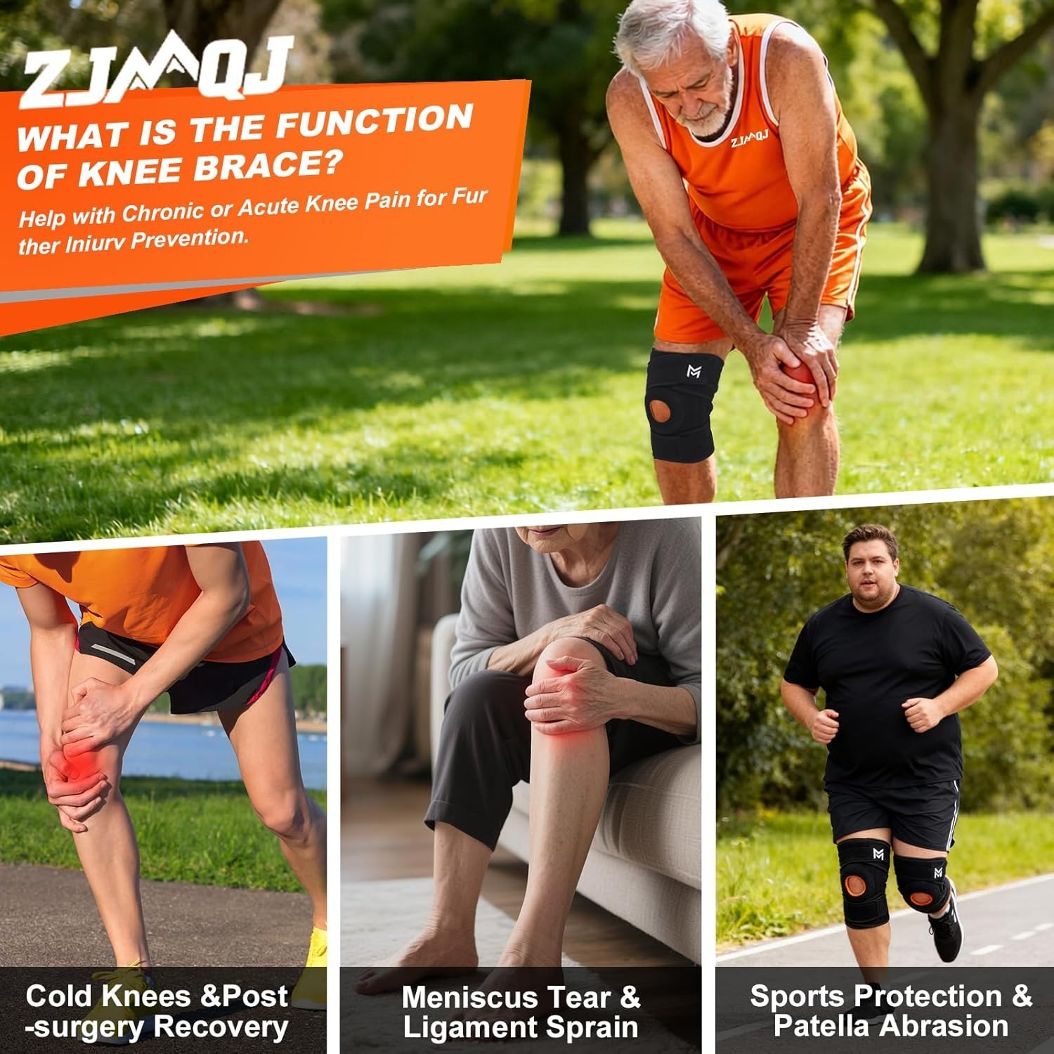 Knee Brace for Men & Wome ACL, MCL, Meniscus Tear & Arthritis Pain – Stabilizing