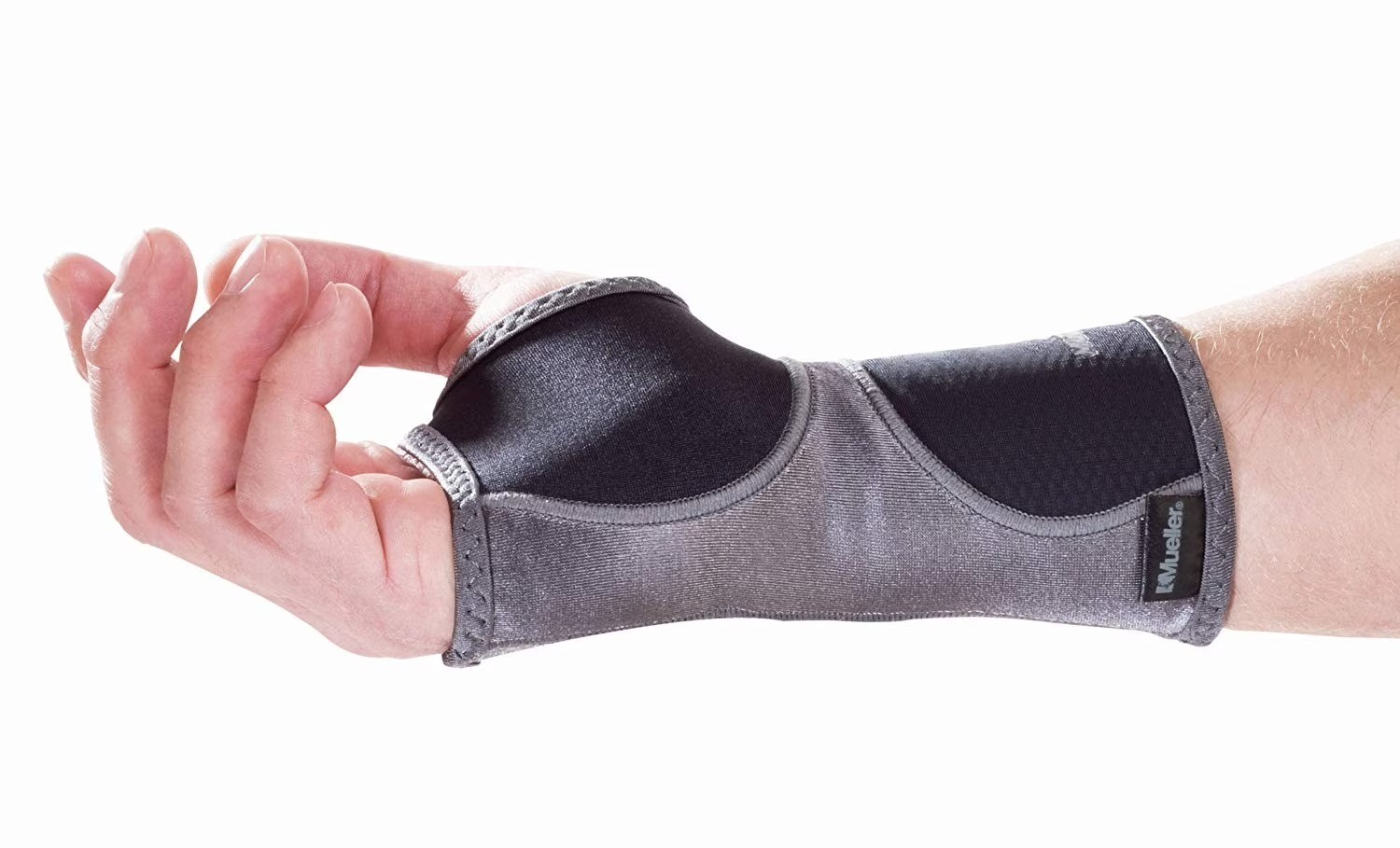 Mueller Hg80 Wrist Support Brace Black Medium L/R Compression Stabilizer