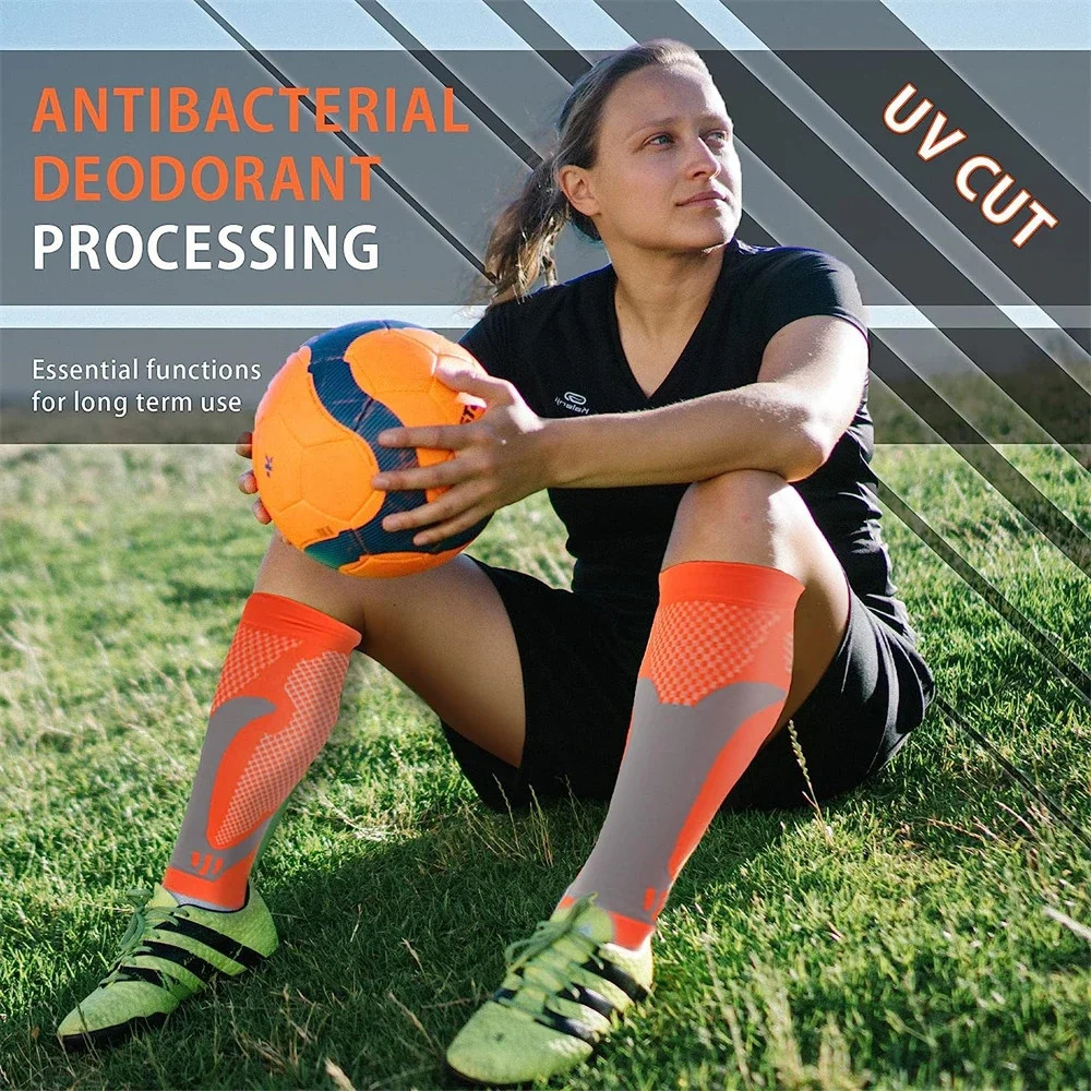 1 Pair Calf Compression Sleeves – Calf Support Leg Socks for Football, Running,