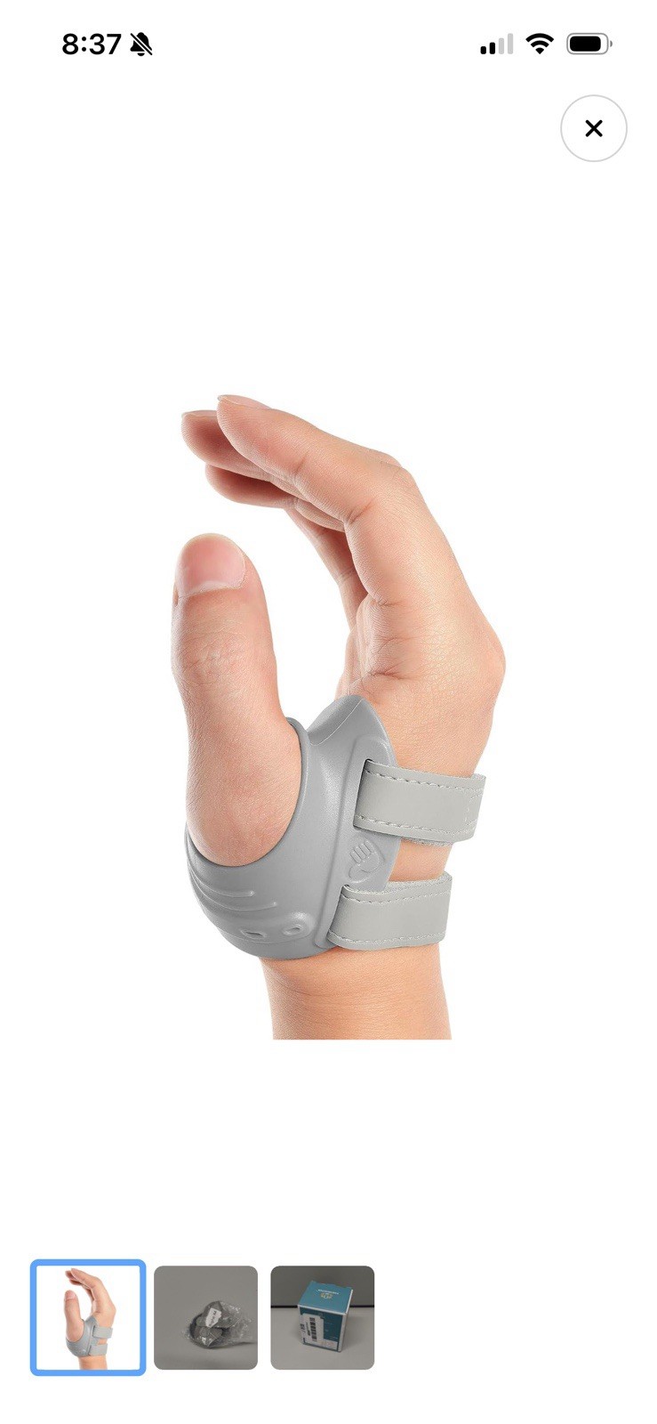 FORTEMOTUS CMC Thumb Brace Upgrade Thumb Splint for CMC Joint Pain Relief Right