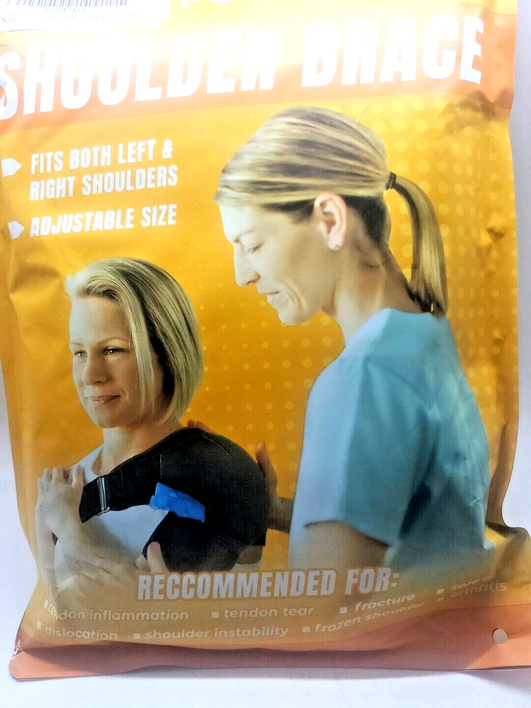 POAGL Shoulder Brace Unisex Fits Both Left & Right Shoulders Adjustable Lge NEW