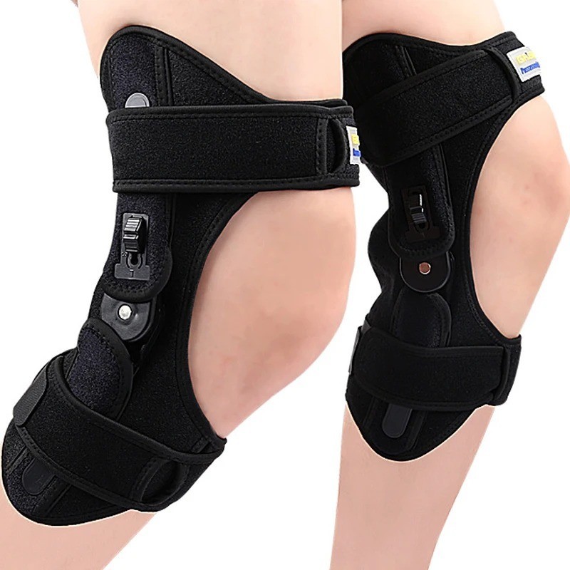 Adjustable Exoskeleton Walking Aid Knee Support Brace Gear Leg Joint Rehab Power