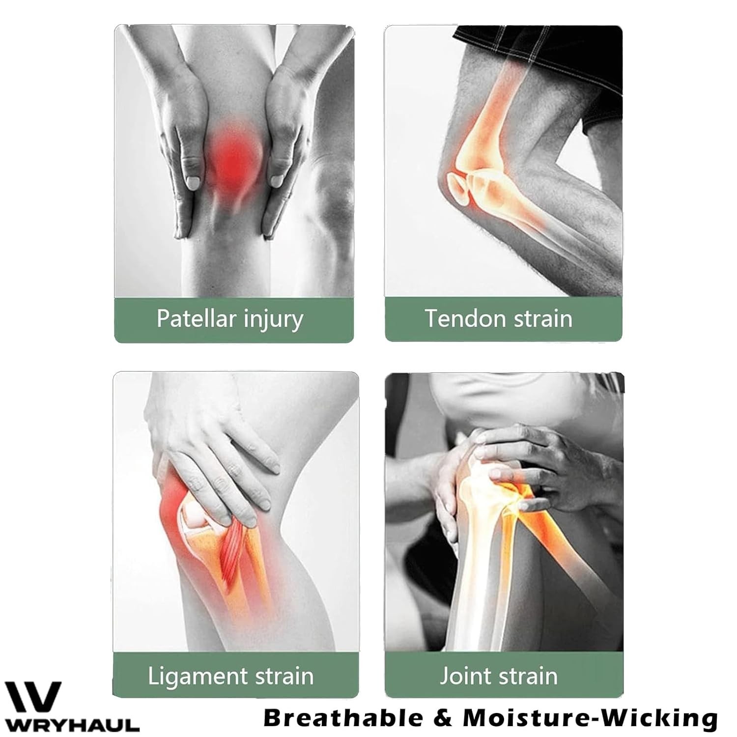 Kneeca Self-Heating Knee Sleeve: Aicao Knee Protection for Warm contains natural
