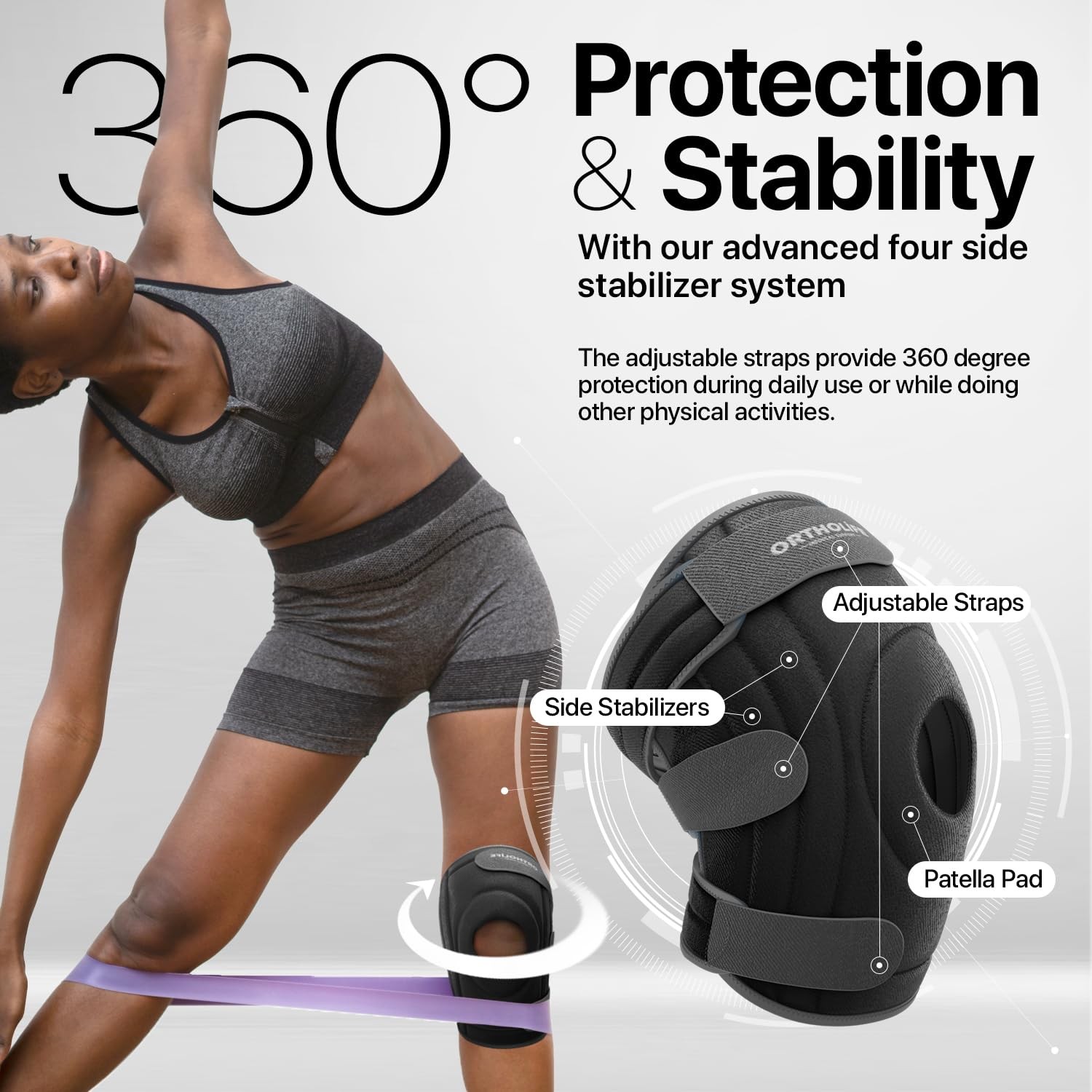 Knee Brace for Women and Men – Knee Compression Sleeve for Meniscus Tear, ACL…