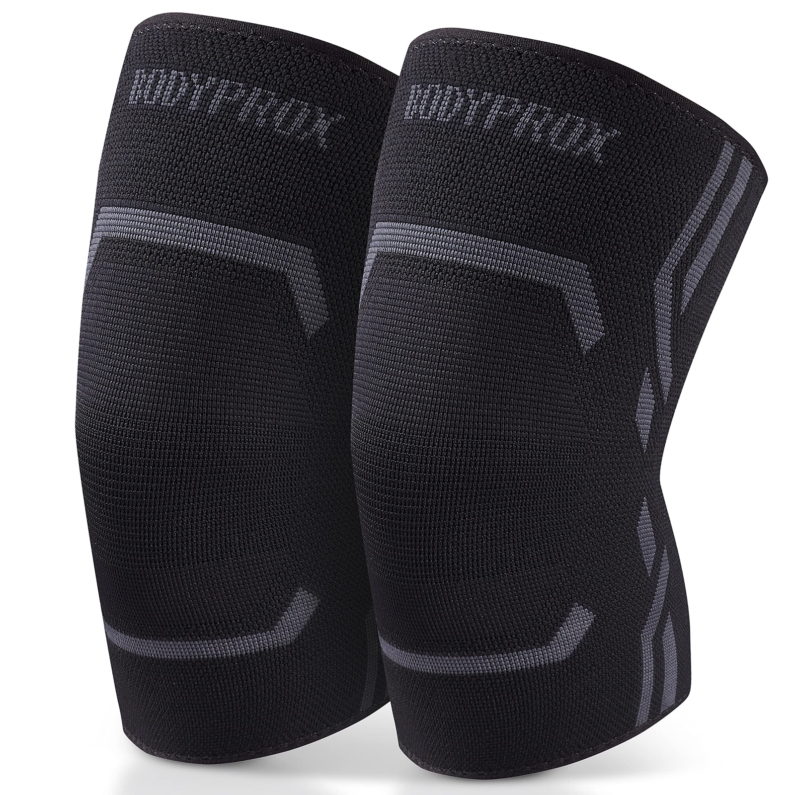 Knee Compression Sleeve 2 Pack Large Men Women Support Brace Running Workout