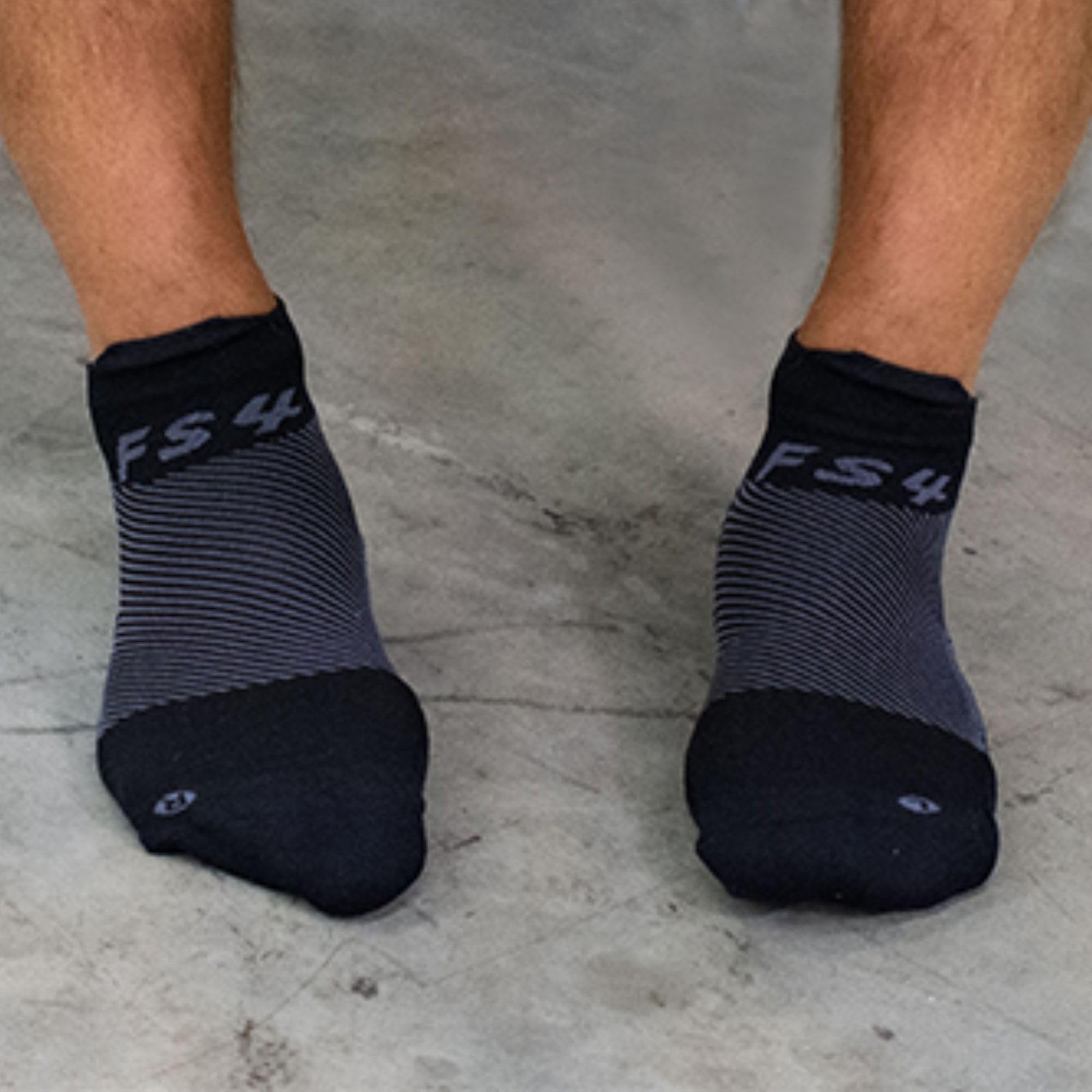 Large Black Compression Socks for Plantar Fascia Support and Comfort