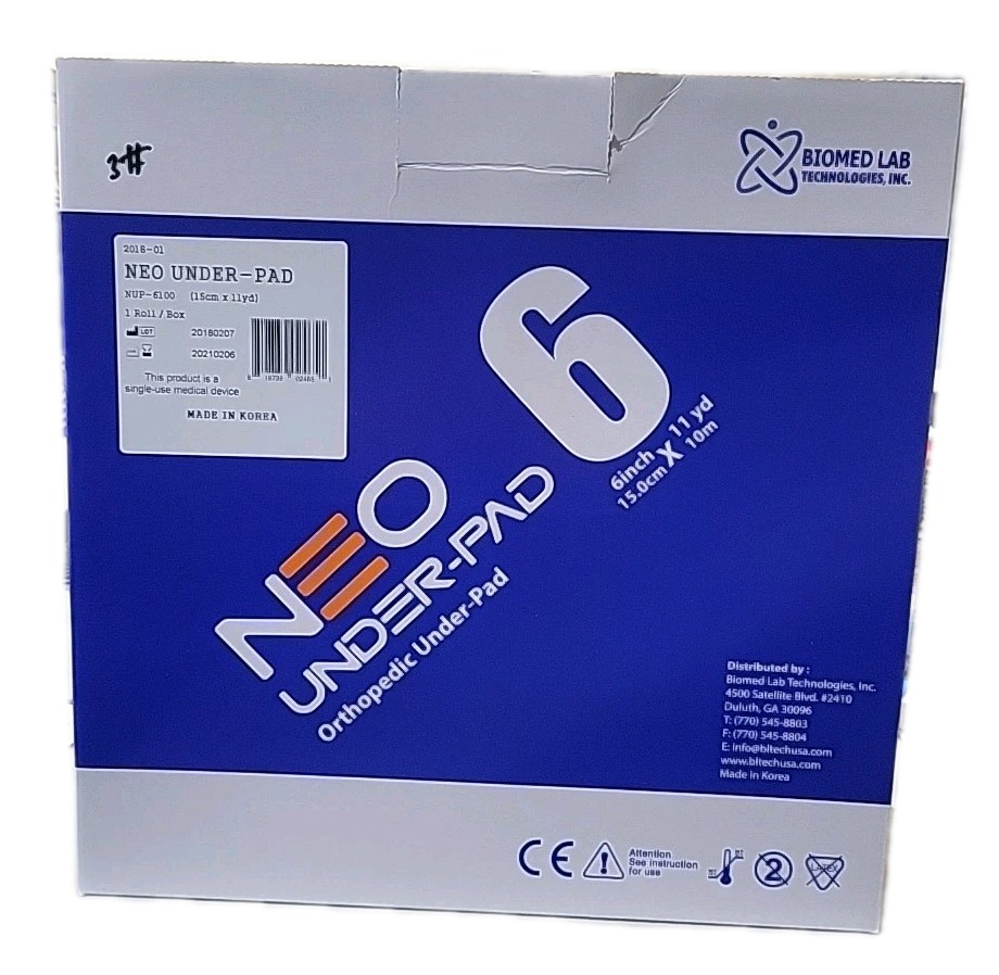 Biomed Lab Neo Under-Pad 6 Inch x 11 Yards Orthopedic Under-pad For Casting