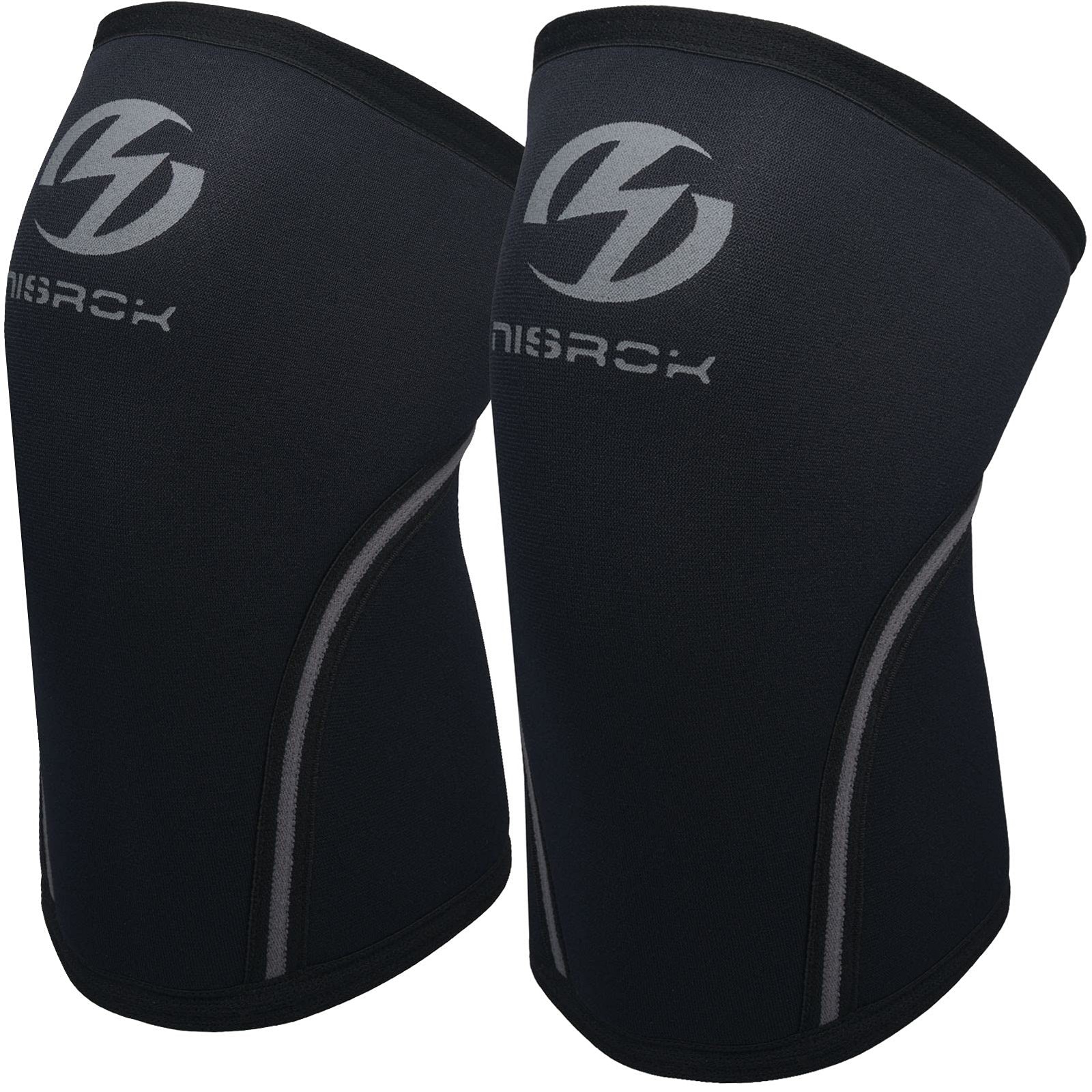 Knee Sleeves (1 Pair), 7mm Neoprene Compression Knee Braces, Great Support fo…